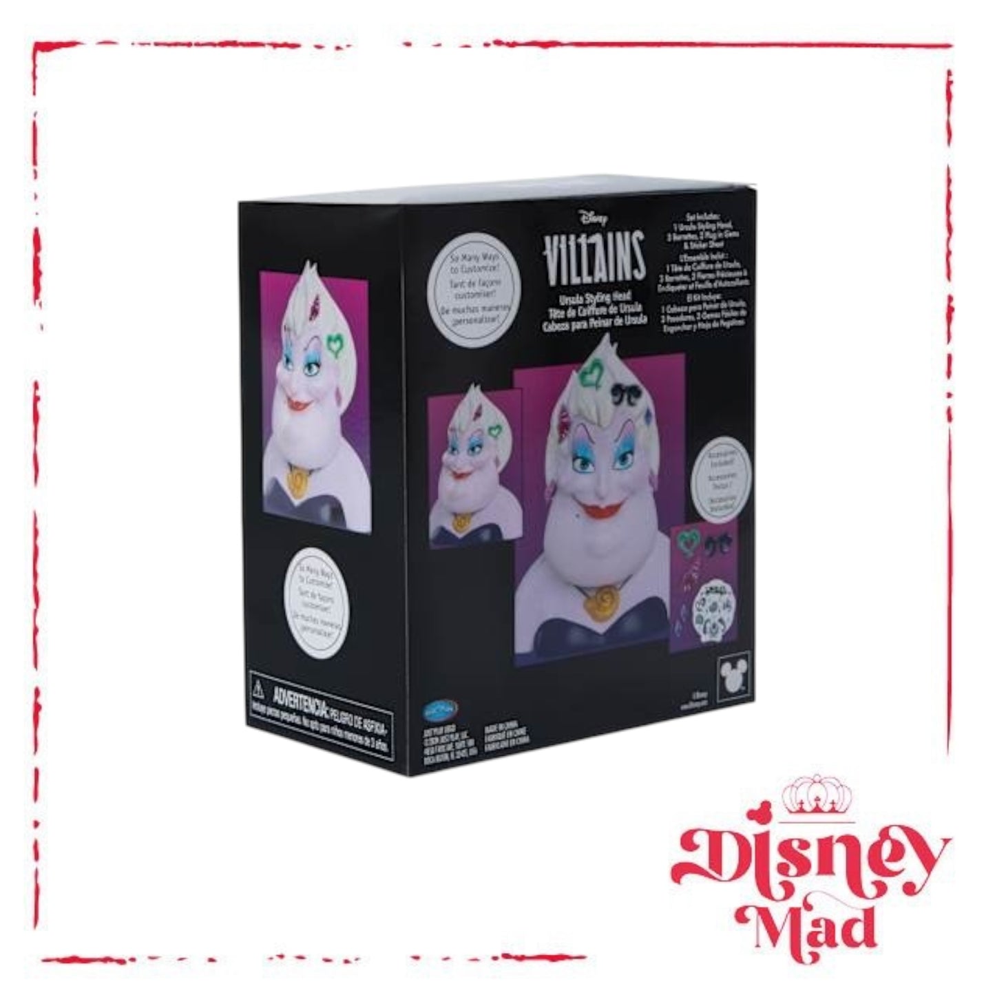 Disney Villains Ursula Styling Head Toy