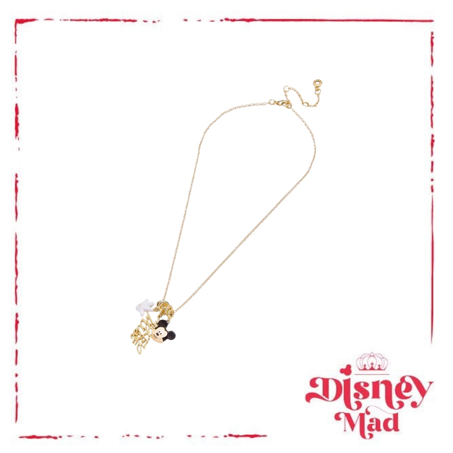 Disney Mickey Mouse Cluster Charm Necklace - Baublebar