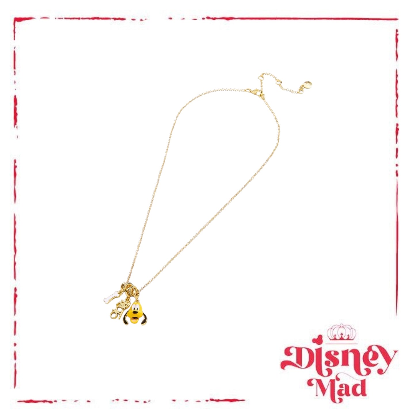 Disney Pluto Cluster Charm Necklace - Baublebar