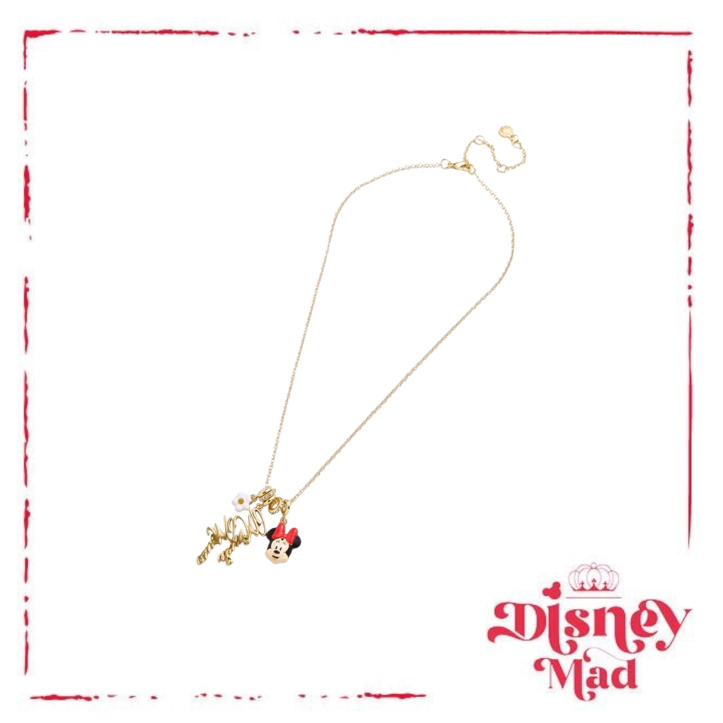 Disney Minnie Mouse Cluster Charm Necklace - Baublebar