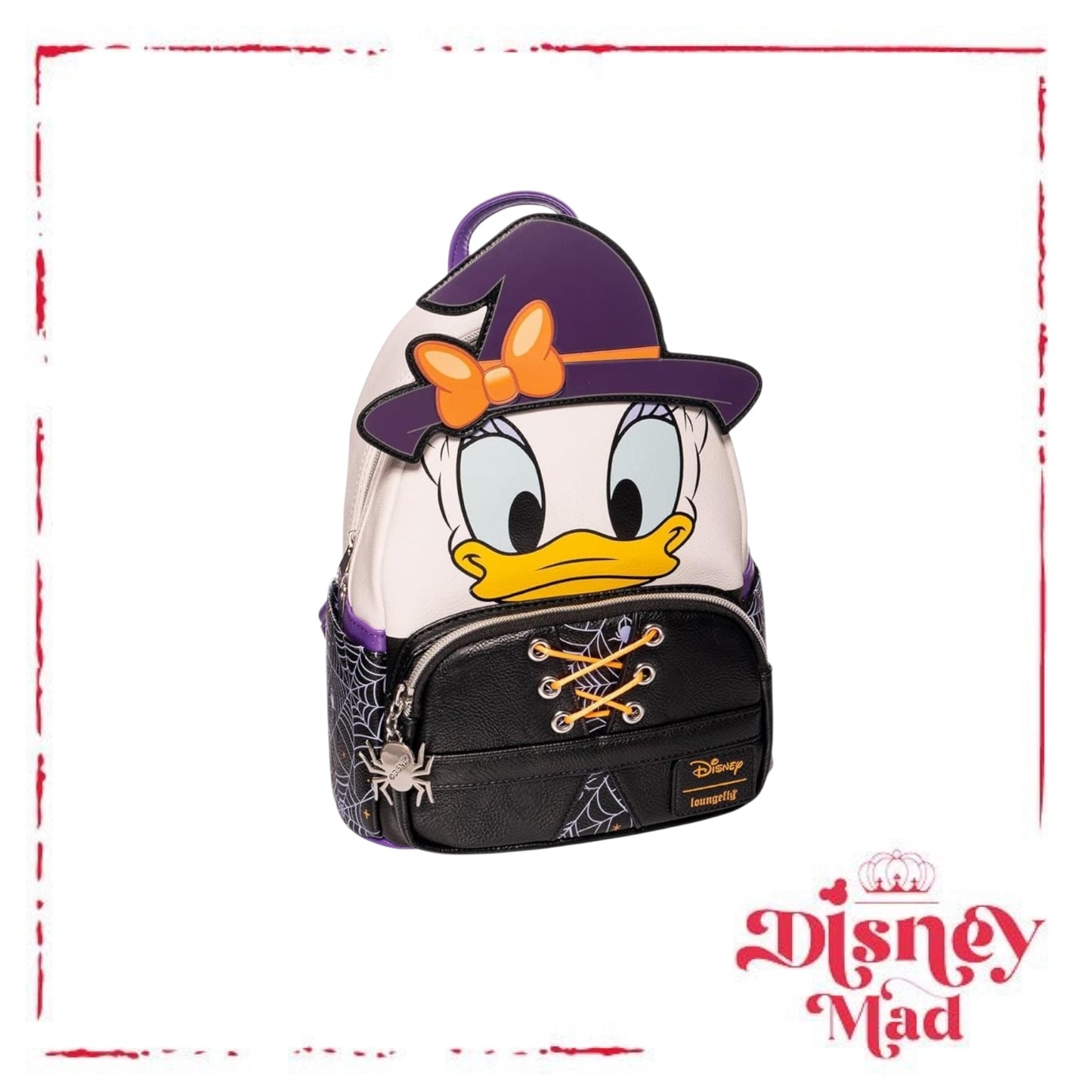 Loungefly Disney Daisy Duck Halloween Witch Mini Backpack
