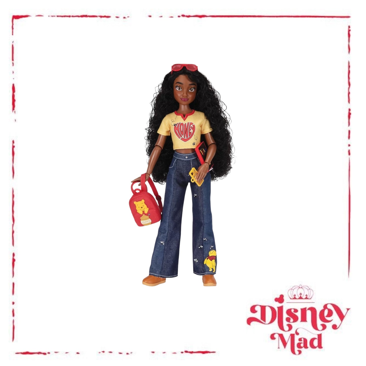 Disney ILY 4ever 12.5" Pooh Doll Black Hair/Brown Eyes