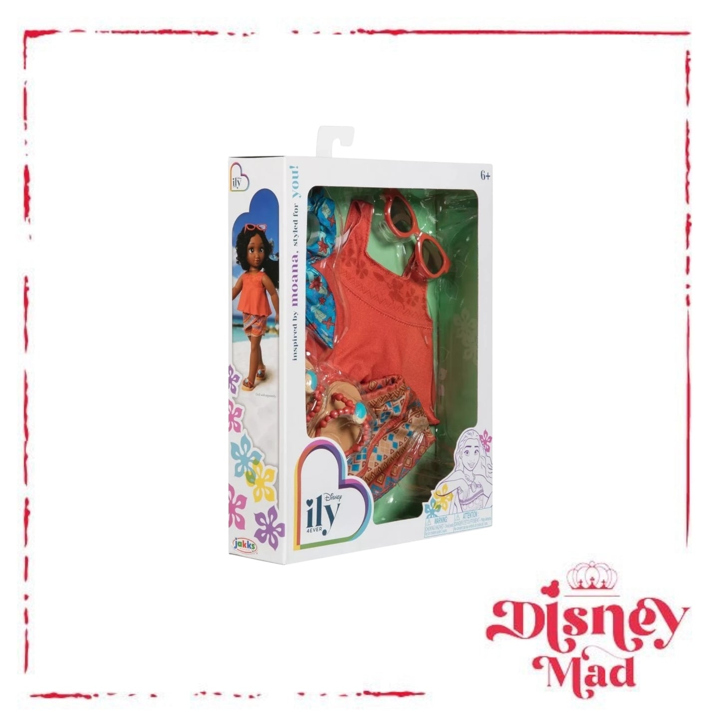 Disney ily 4EVER Moana 18-inch doll fashion Pack