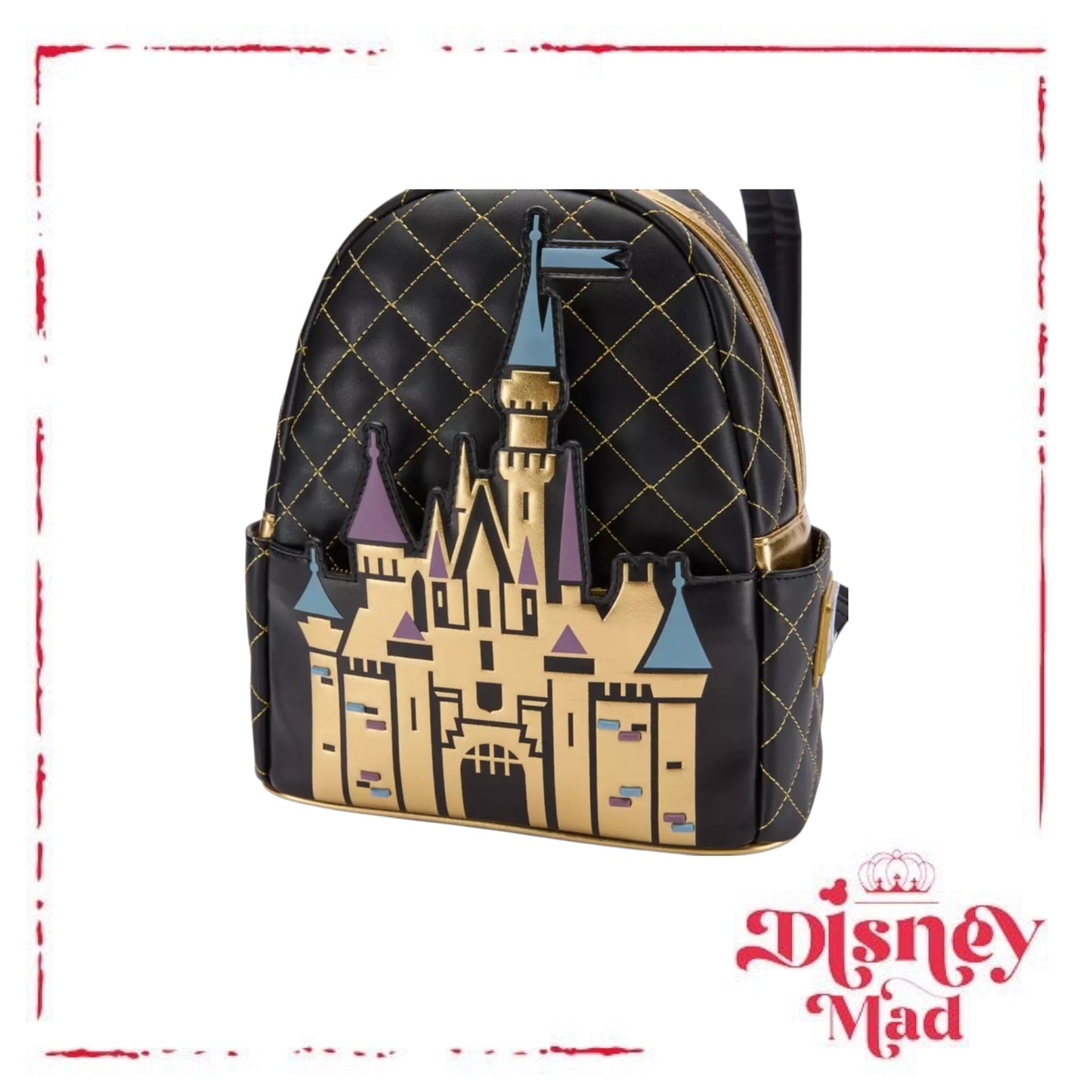 Sleeping Beauty Castle Loungefly Mini Backpack – Disneyland 70th Anniversary - Disney Parks