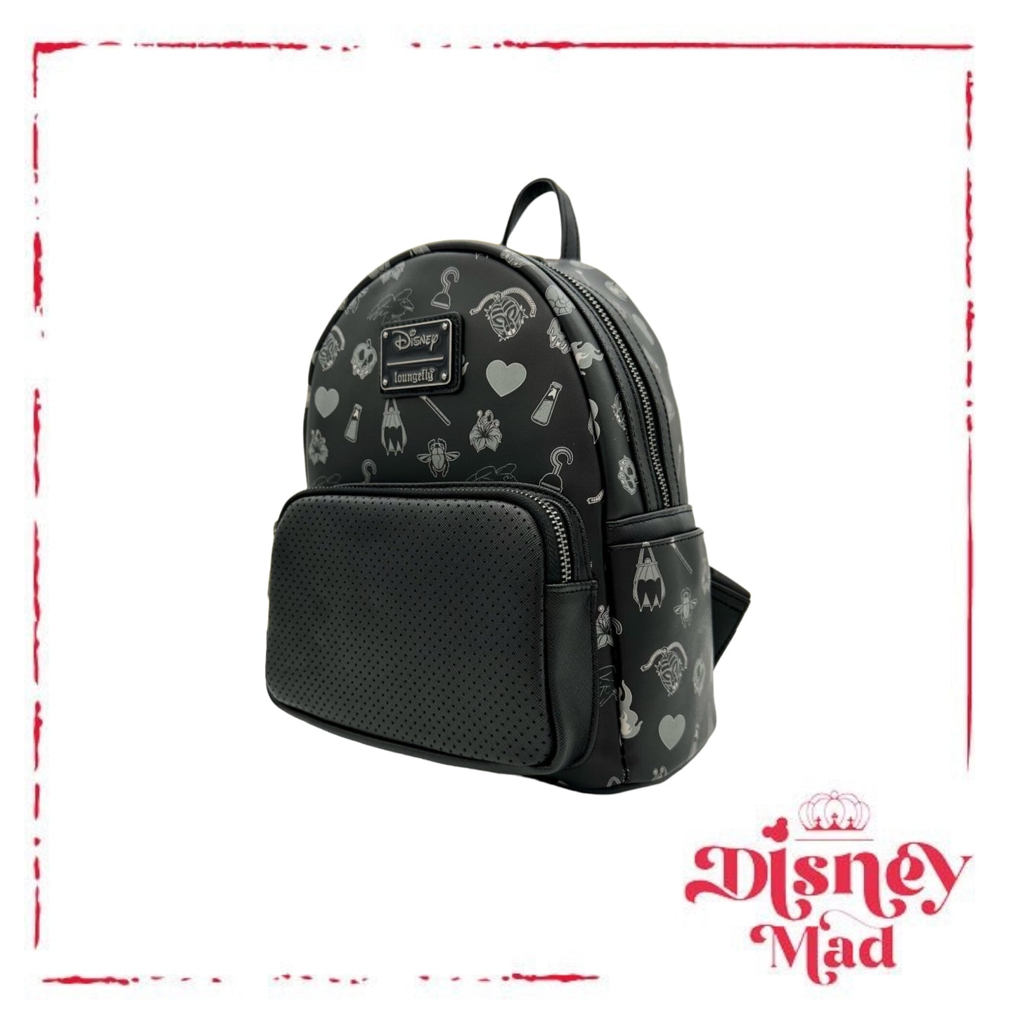 Loungefly Disney Villains Pin Trader Mini Backpack