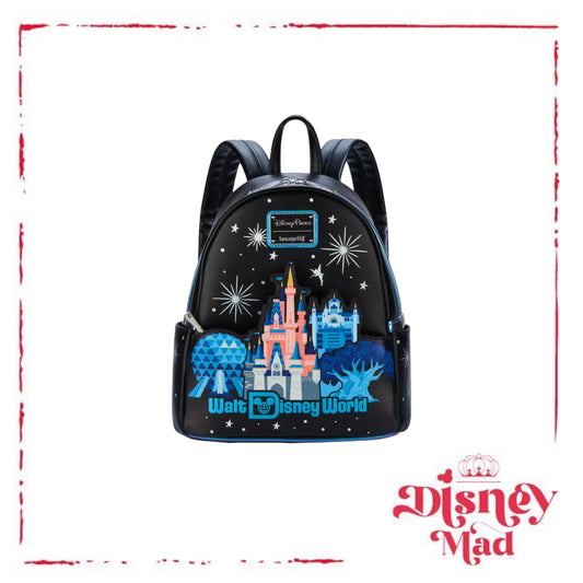 Walt Disney World Icons Loungefly Mini Backpack - Disney Parks