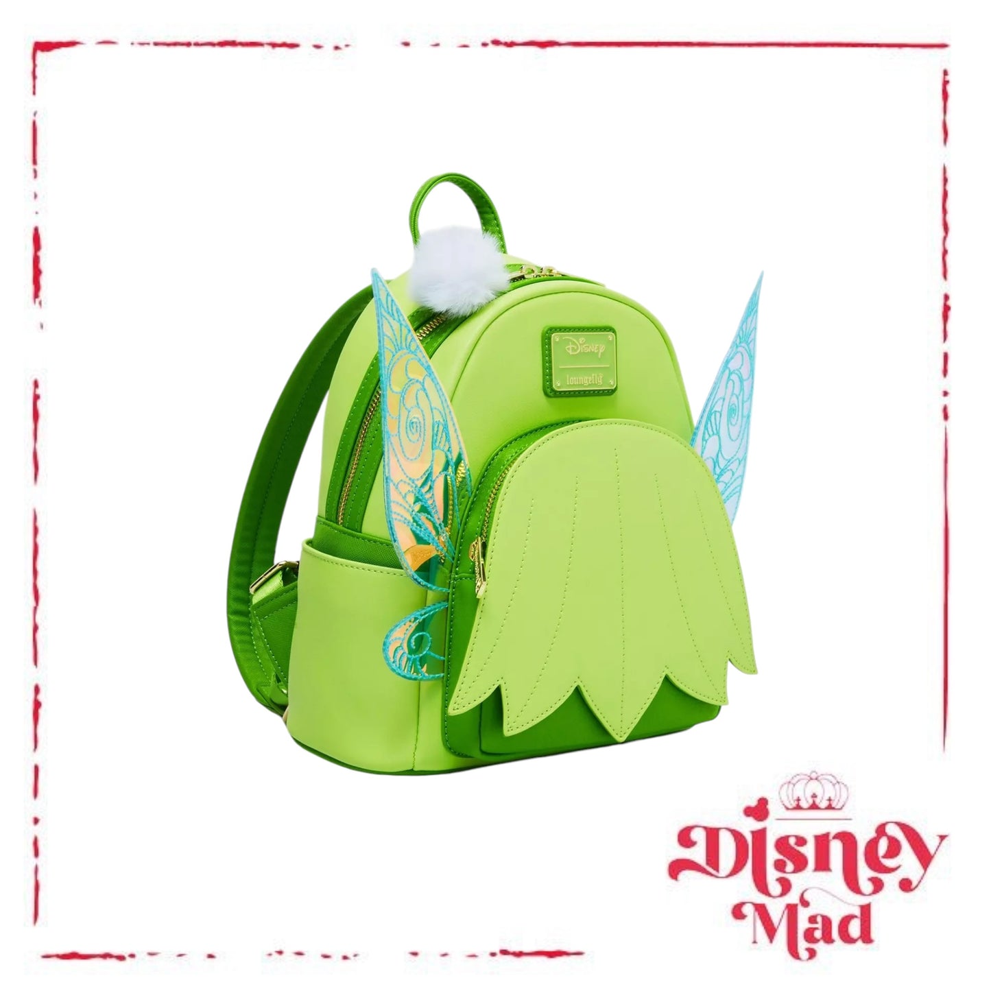 Loungefly Disney Peter Pan Tinker Bell Figural Glow-in-the-Dark Mini Backpack - BoxLunch Exclusive