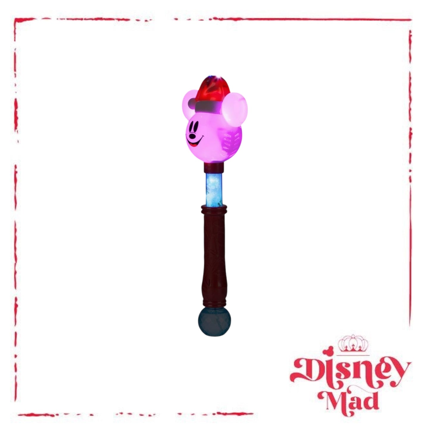 Disney Mickey Mouse Light and Sound Holiday Snow Wand - Disney Parks