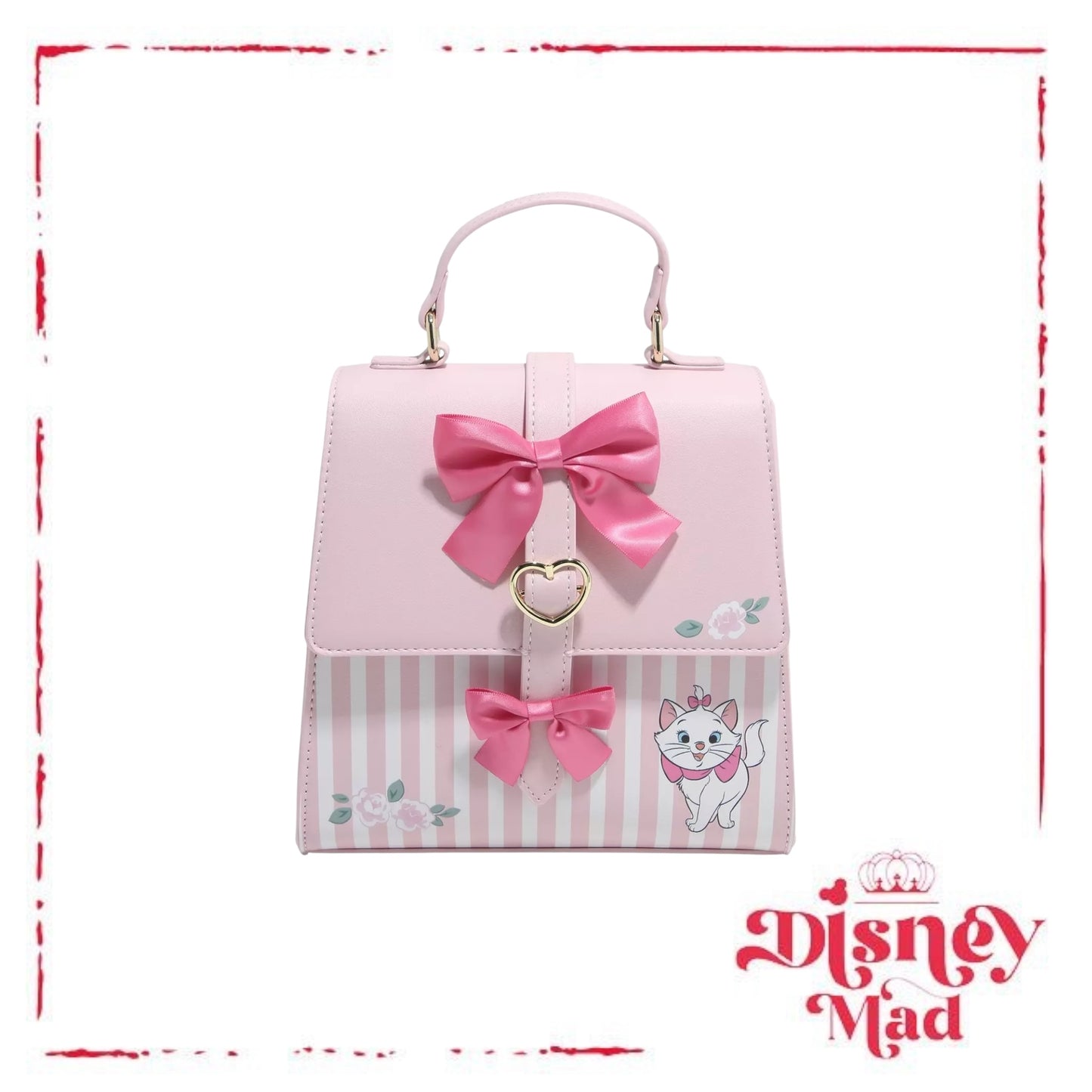 Her Universe Disney The Aristocats Marie Bows Stripe Crossbody Bag