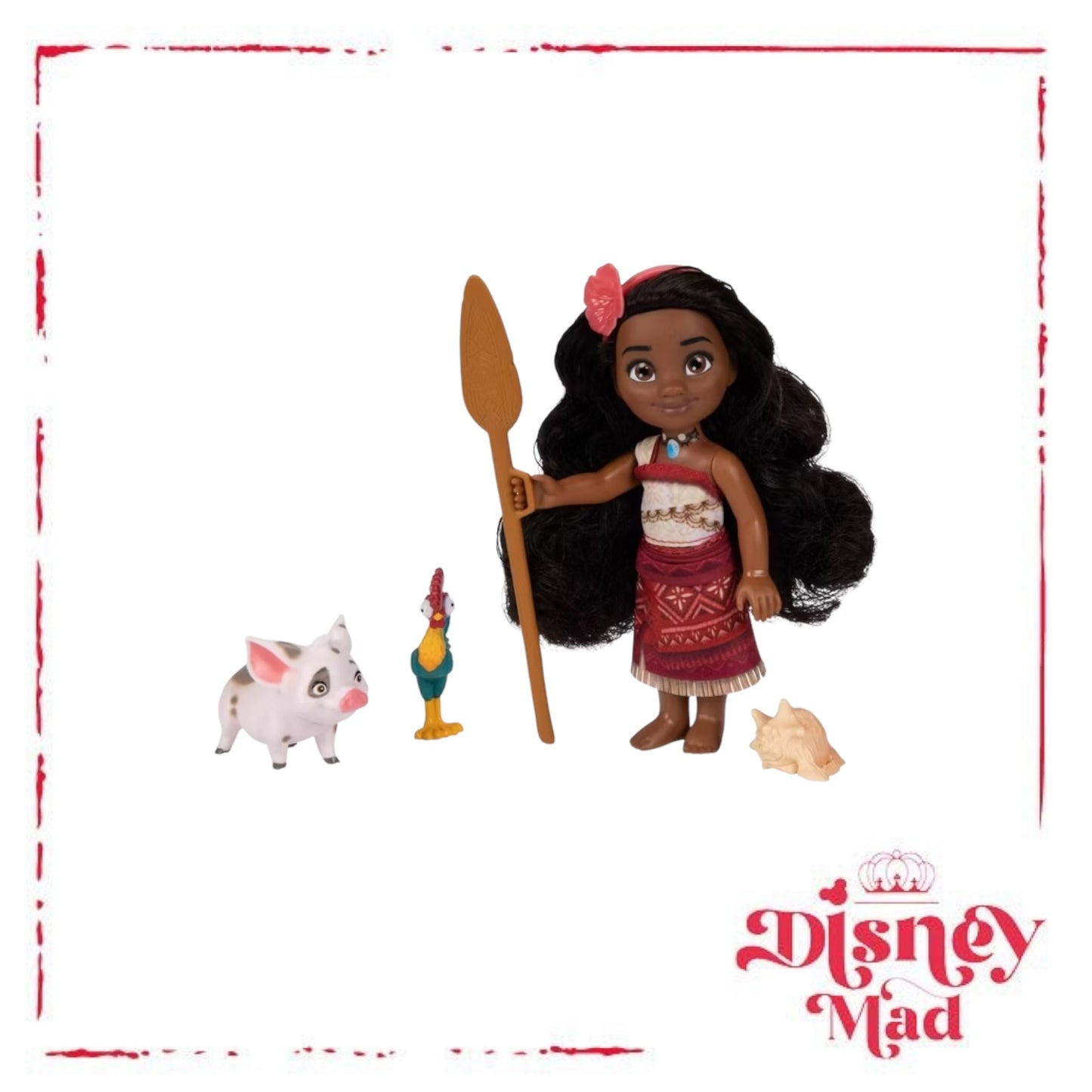 Disney Moana 2 6" Moana, Loto & Matangi Petite Gift Set