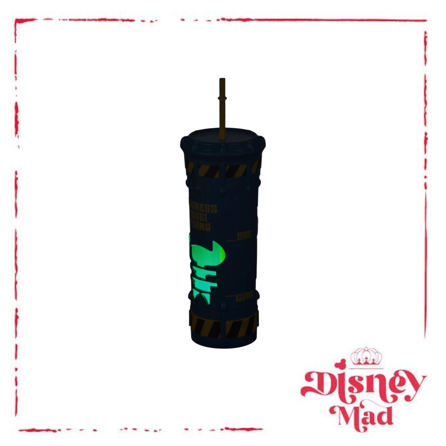 Stitch Badness Level Light-Up Tumbler with Straw - Disney Parks