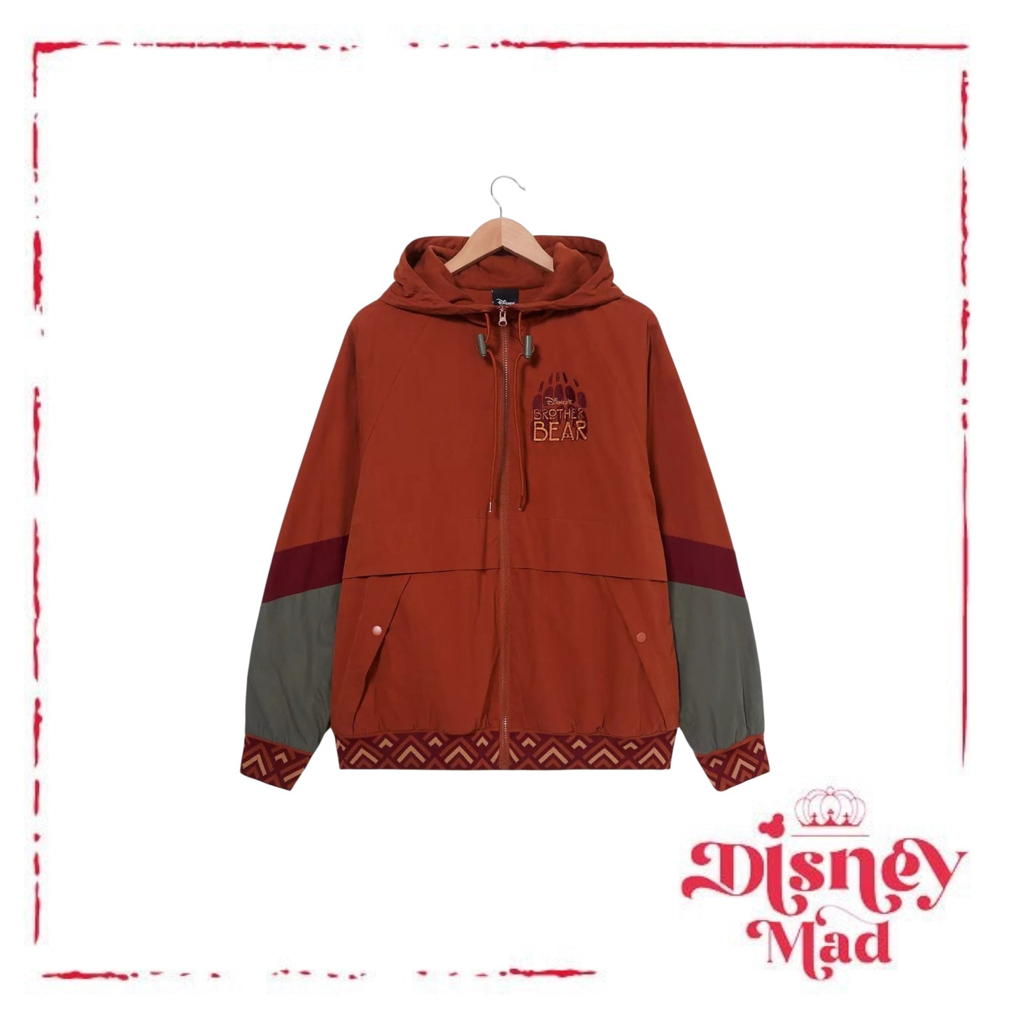Disney Brother Bear Koda & Kenai Colour Block Windbreaker - MEDIUM