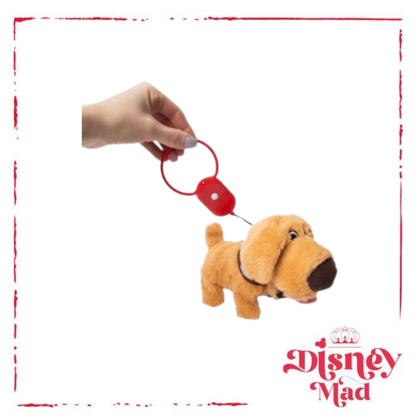 Disney PIXAR Up Dug Wired Leash Controlled Plush Toy
