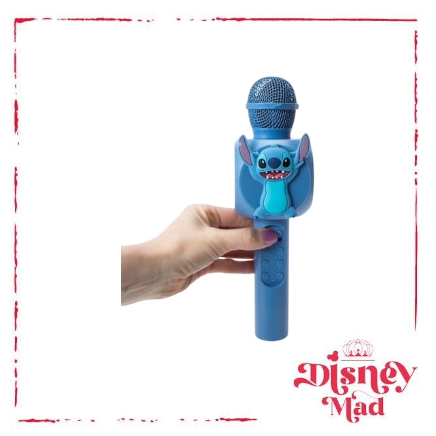 Disney Stitch Bluetooth® LED Karaoke Microphone