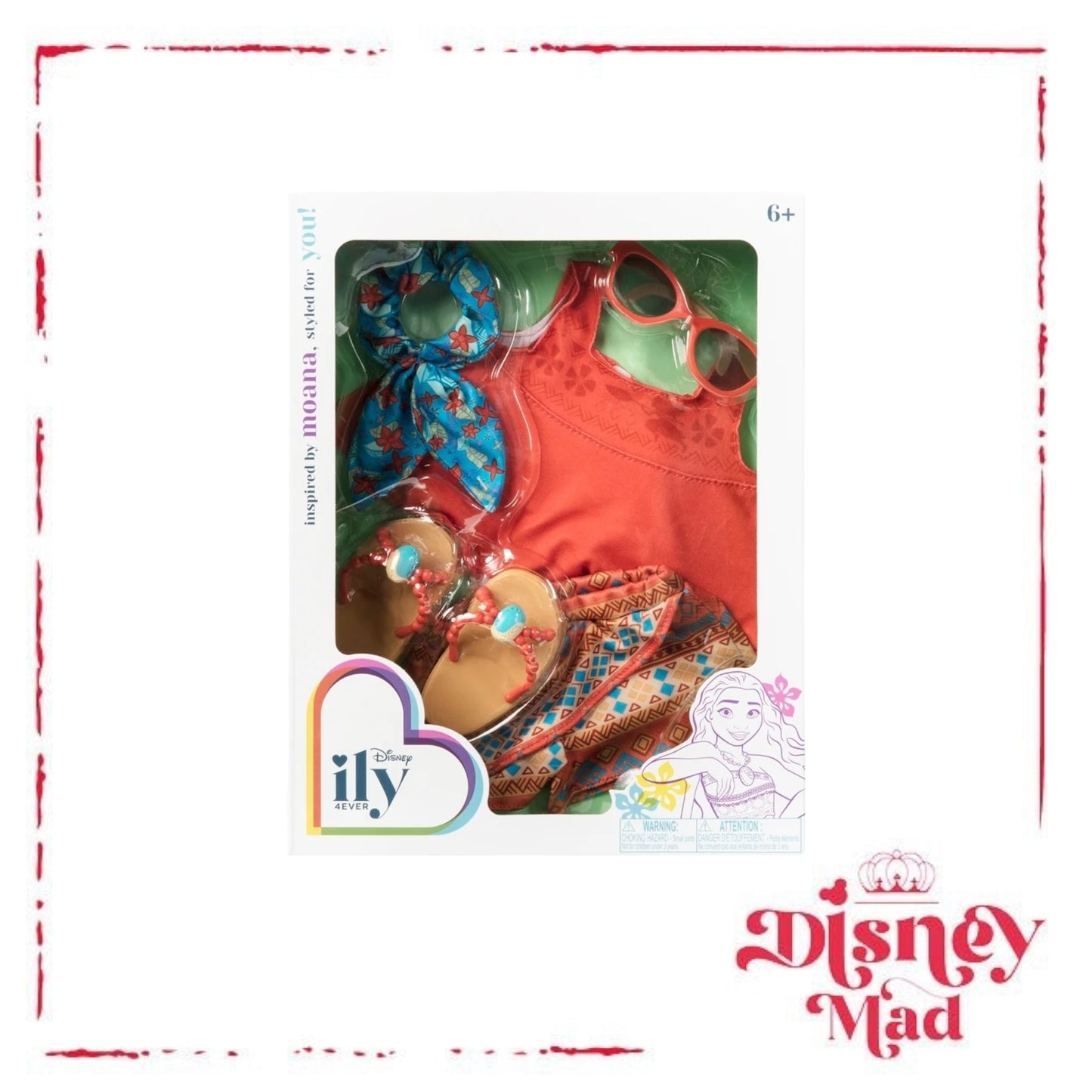 Disney ily 4EVER Moana 18-inch doll fashion Pack