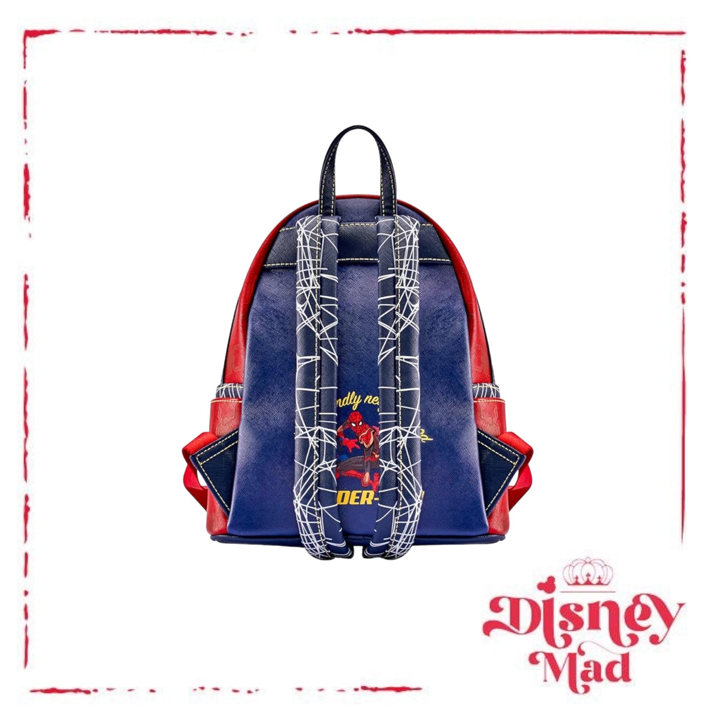 Bundle Deal 2 - Loungefly Marvel Spider-Man Portal Backpack Spiderman No Way Home, Dr Stange Enamel Pin & Spider-Man Pocket Pop Keychain