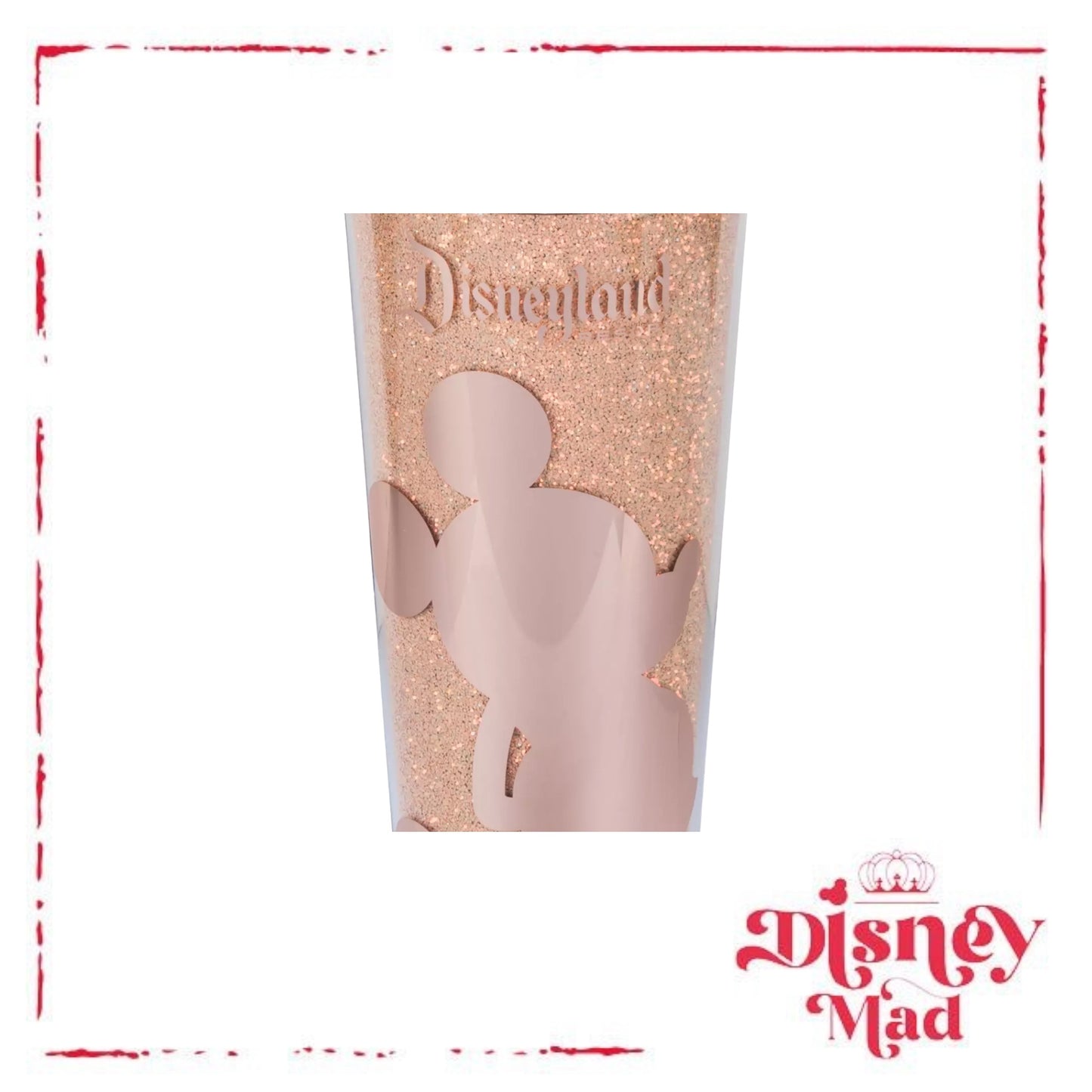 Mickey Mouse Starbucks® Tumbler with Straw – Disneyland – Peach Punch