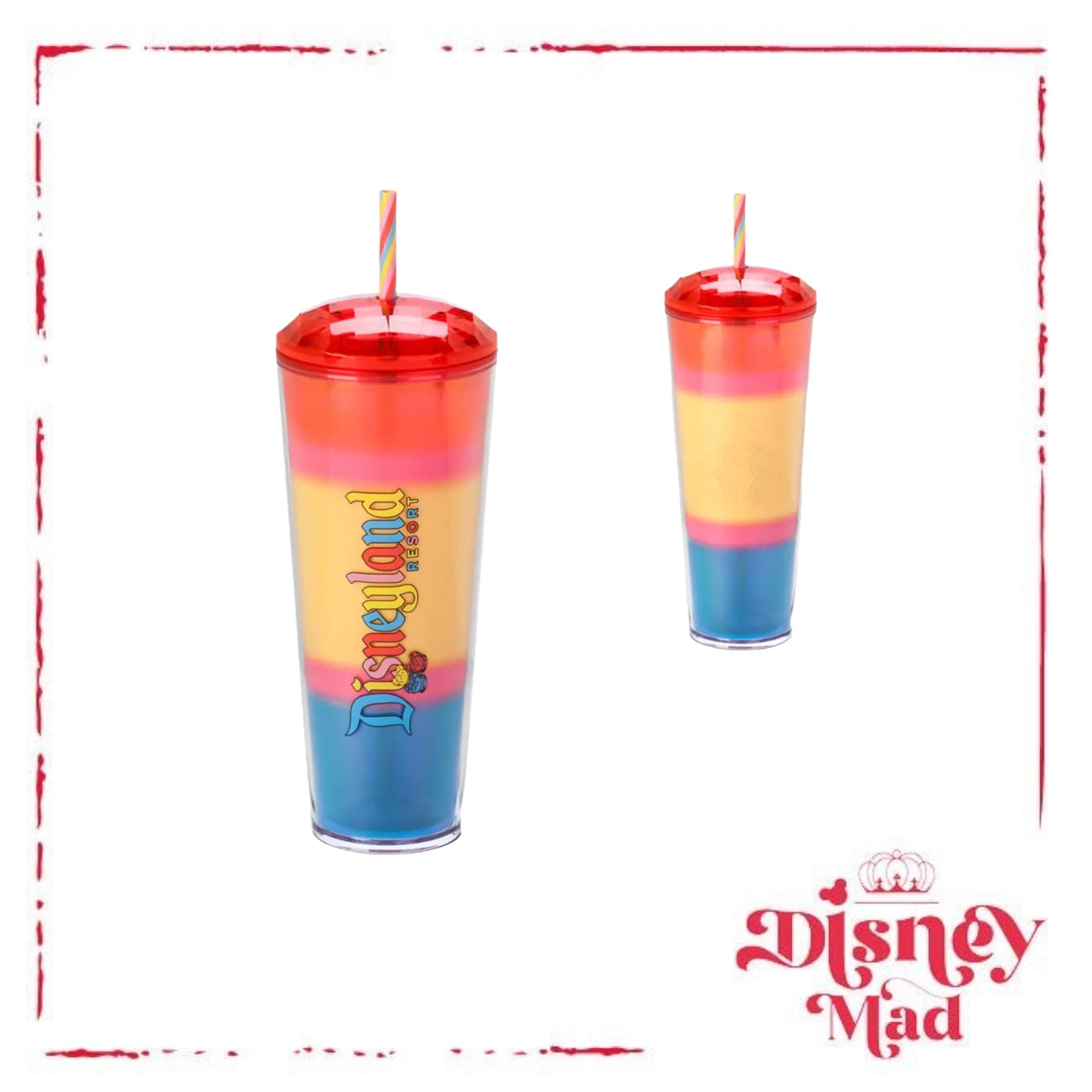 Disney Eats Macaron Starbucks® Tumbler with Straw – Disneyland