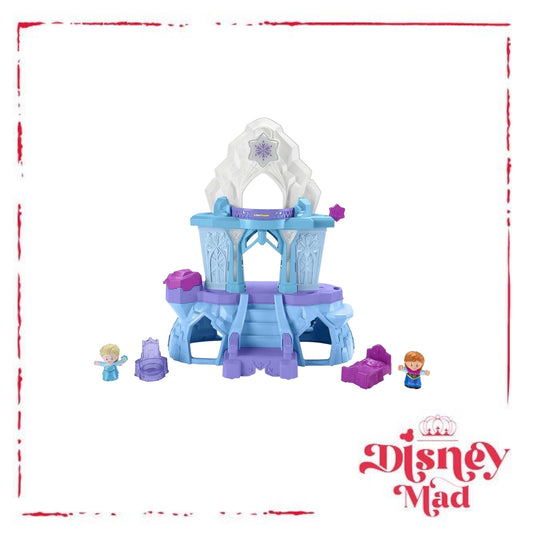 Fisher-Price Little People – Disney Frozen Elsa’s Enchanted Lights Palace musical playset with Anna and Elsa figures