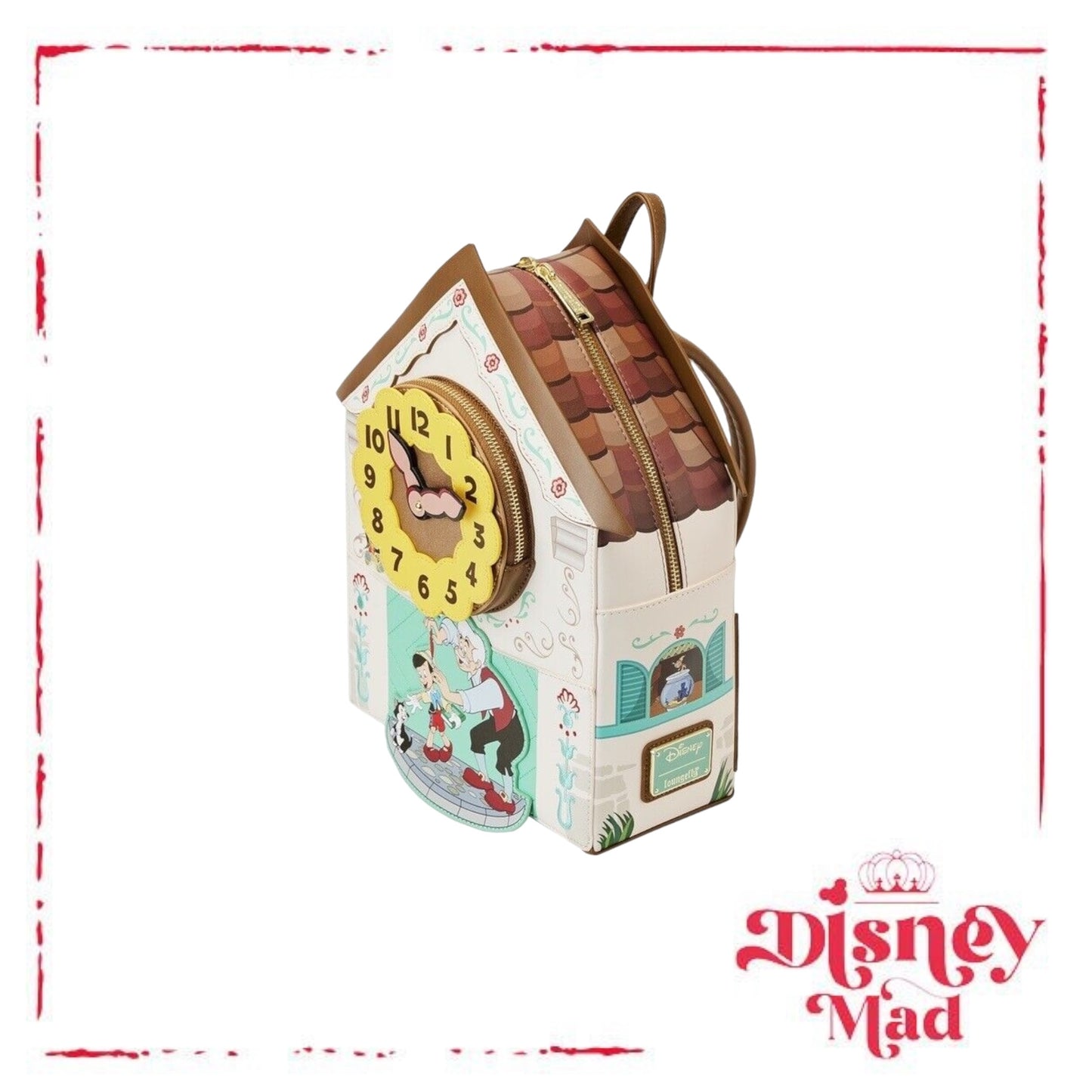 Loungefly WonderCon Exclusive - Pinocchio Cuckoo Clock Mini Backpack
