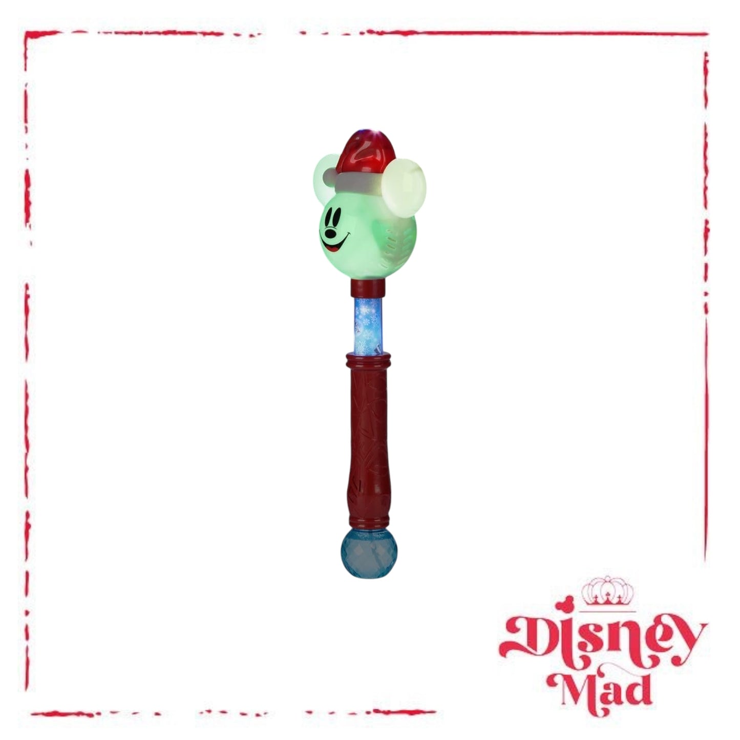 Disney Mickey Mouse Light and Sound Holiday Snow Wand - Disney Parks