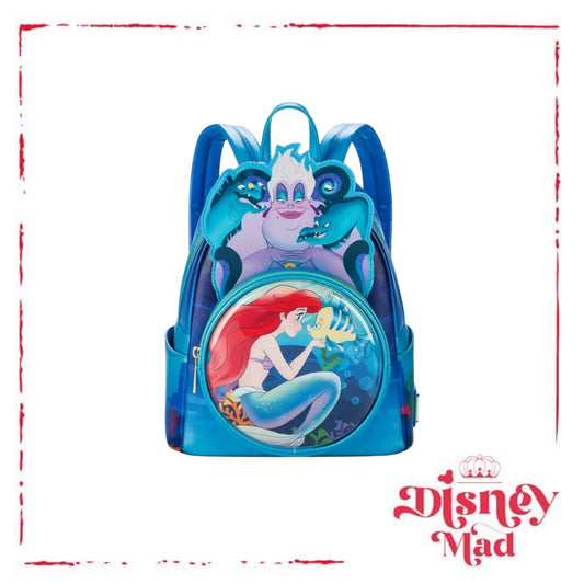 The Little Mermaid 35th Anniversary Glow-in-the-Dark Loungefly Mini Backpack - Disney Parks