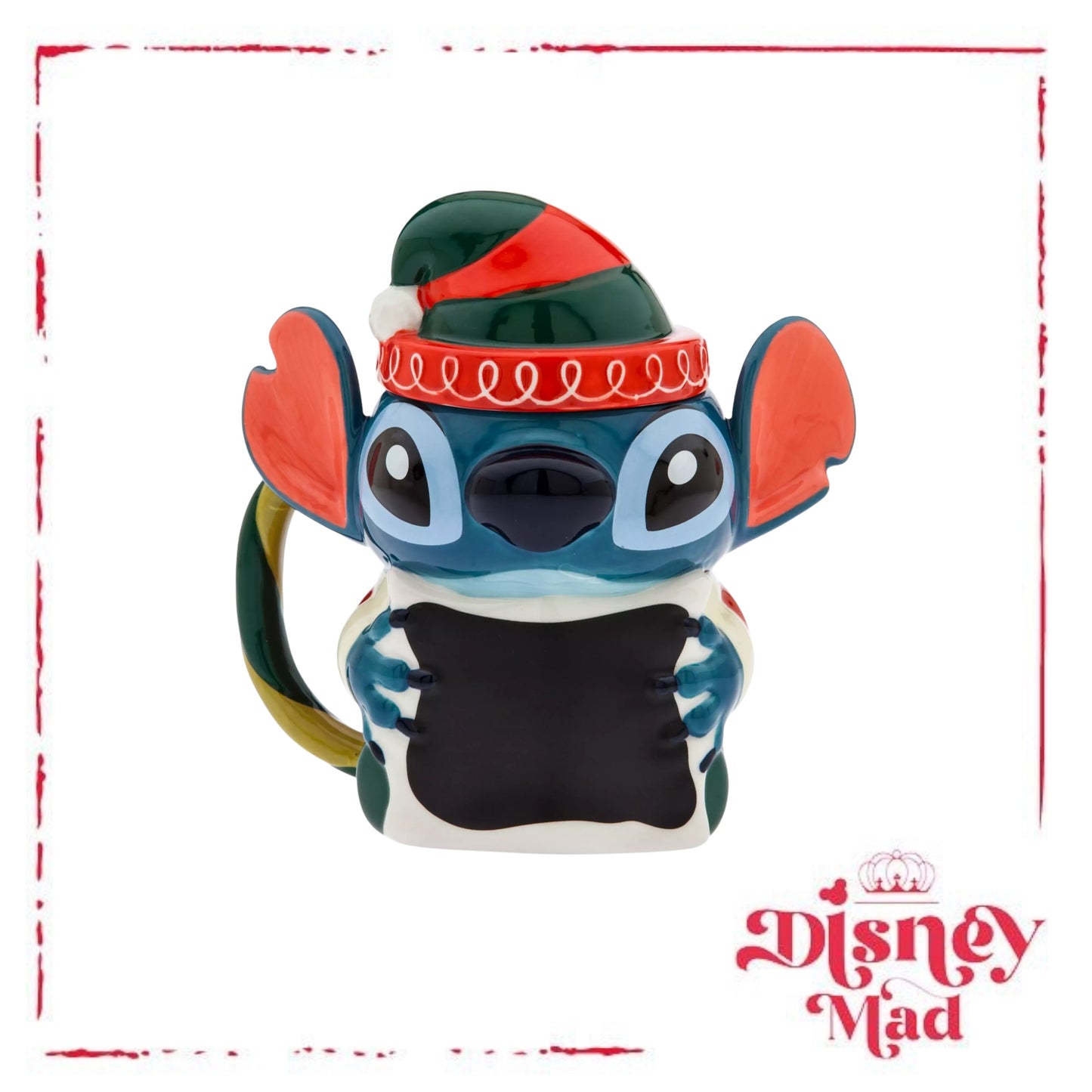 Stitch Festive Mug with Lid