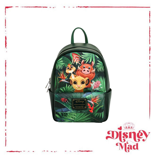 Loungefly Disney The Lion King Tropical Trio Mini Backpack