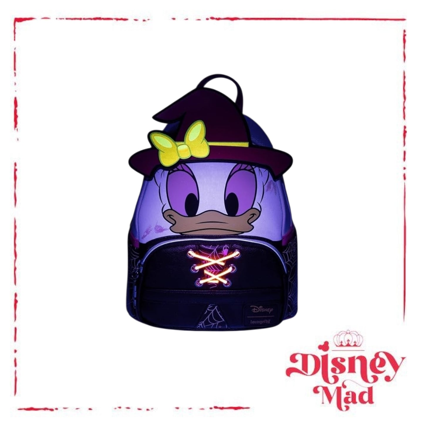 Loungefly Disney Daisy Duck Halloween Witch Mini Backpack