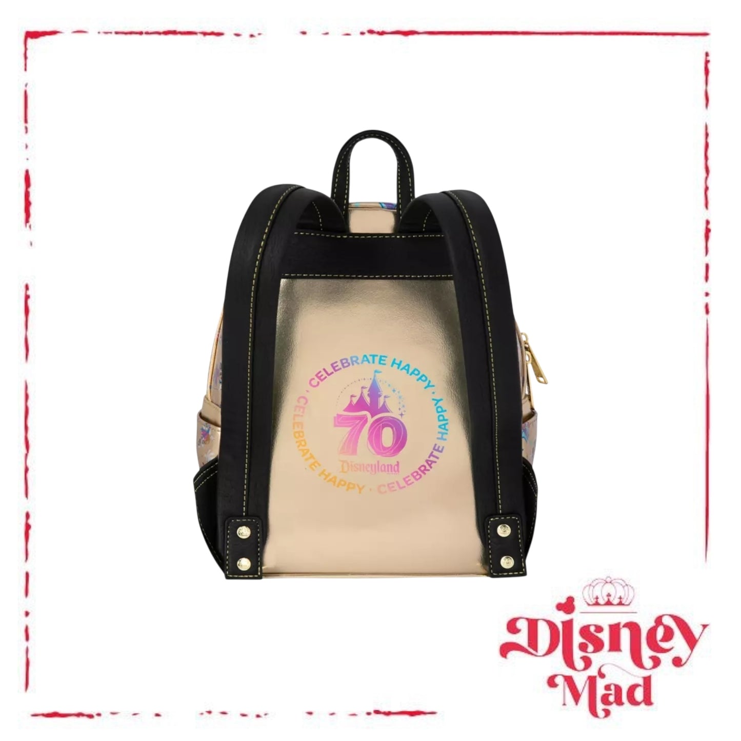 Mickey Mouse and Friends Loungefly Mini Backpack – Disneyland 70th Anniversary - Disney Parks