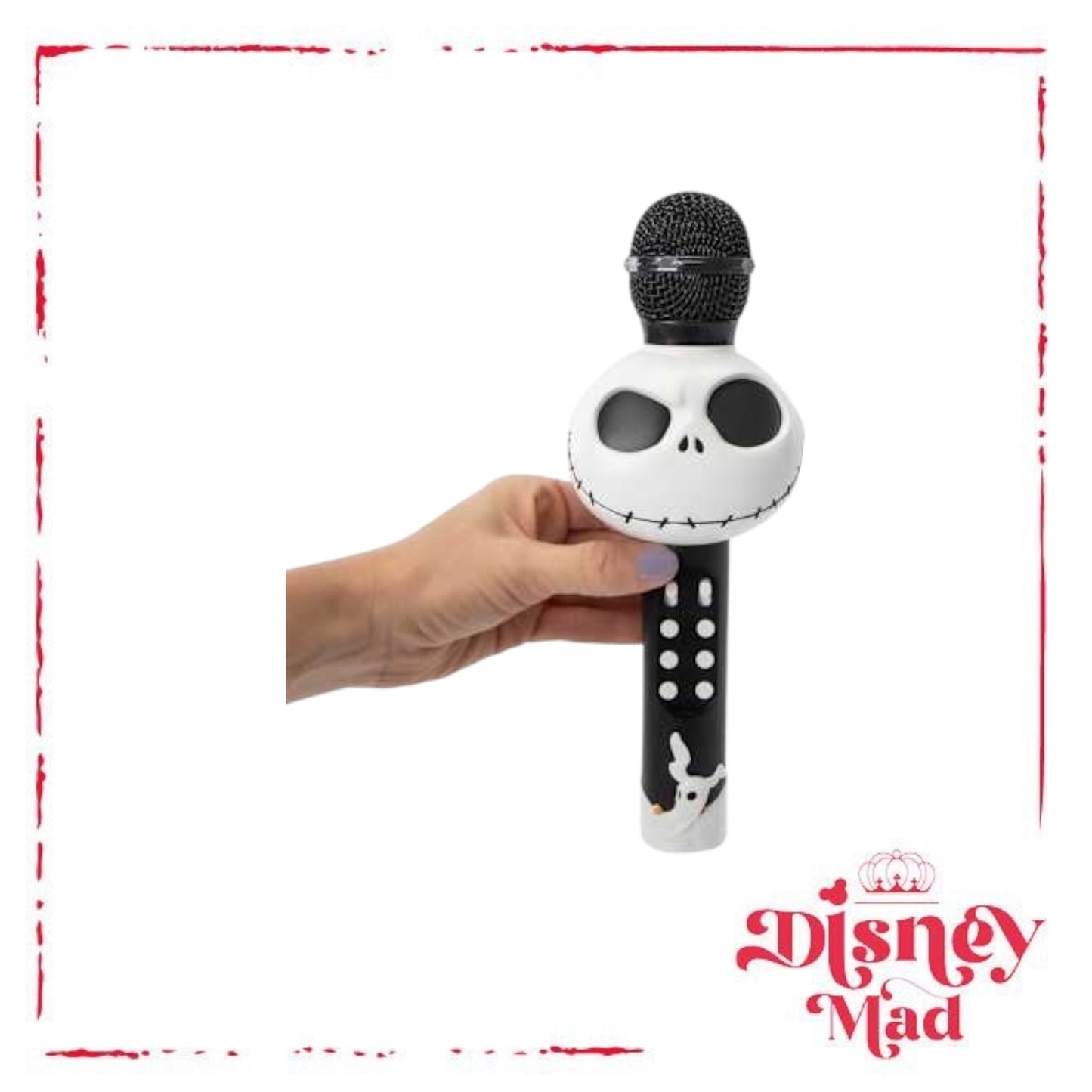 Disney The Nightmare Before Christmas Jack Skellington Bluetooth® LED Karaoke Microphone