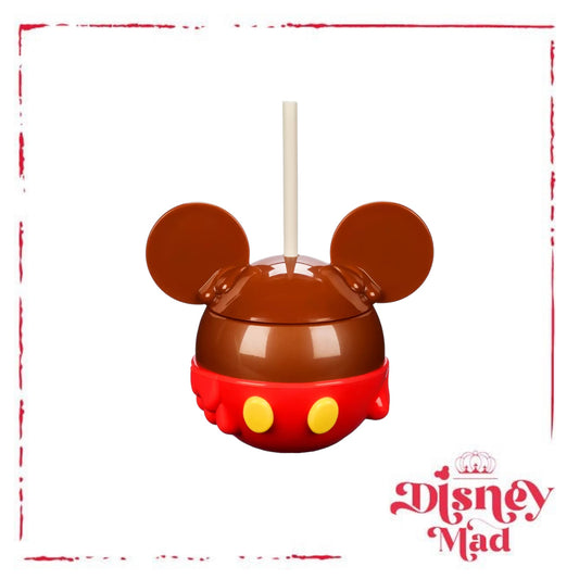 Mickey Mouse Caramel Apple Tumbler with Straw