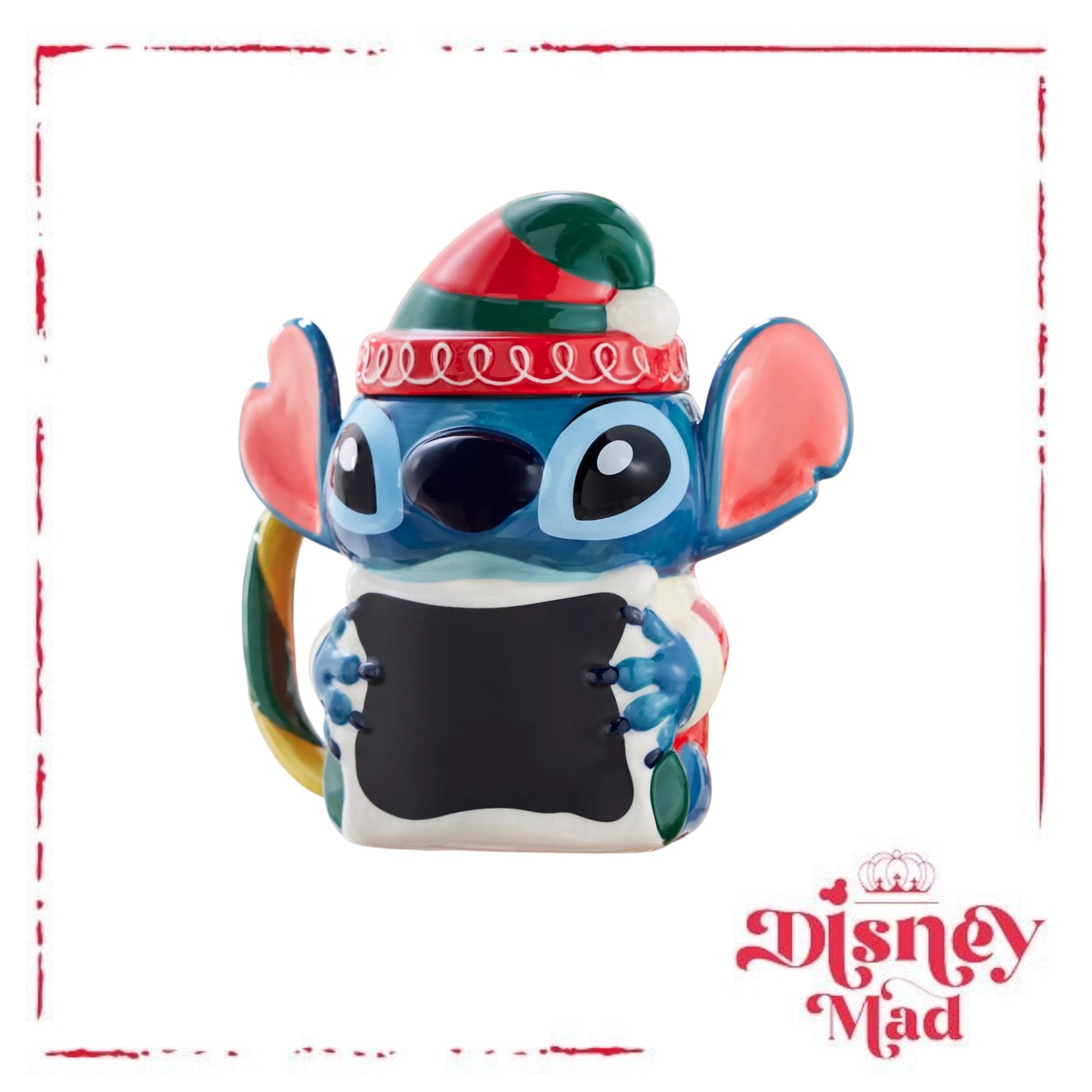 Stitch Festive Mug with Lid