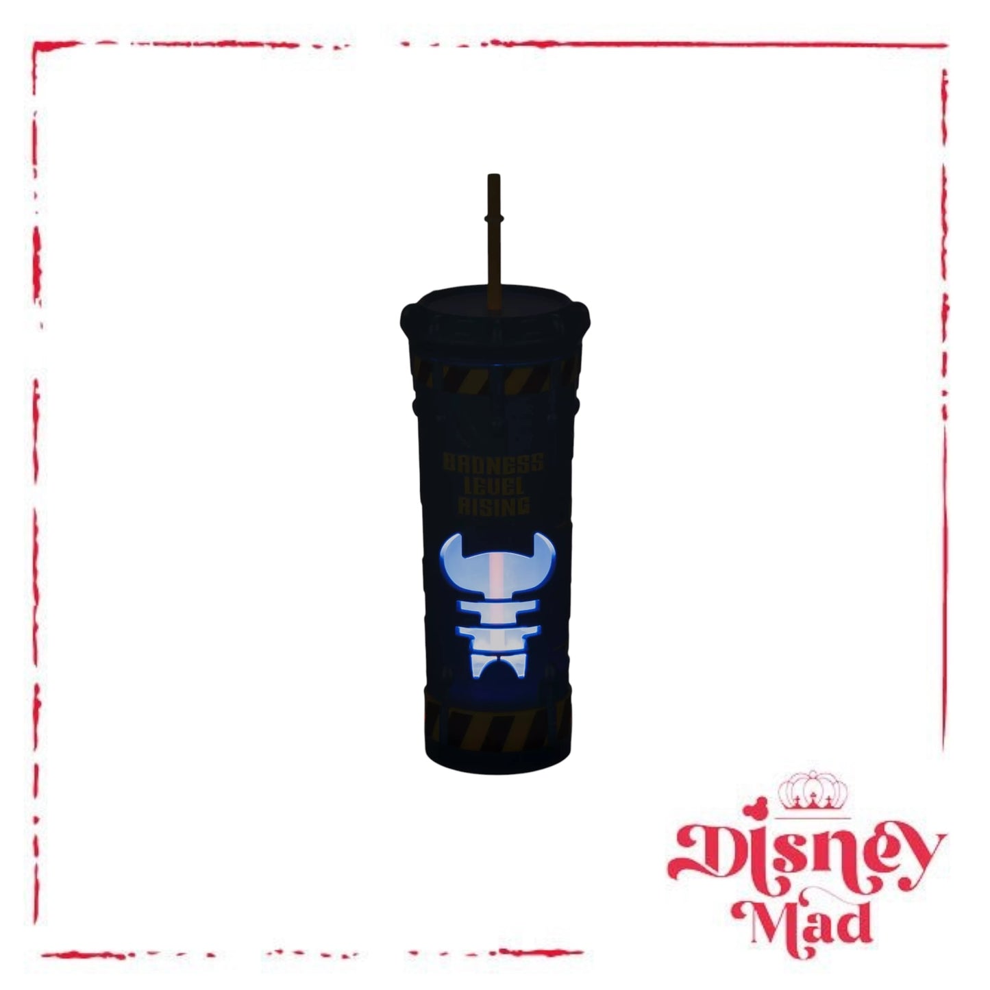 Stitch Badness Level Light-Up Tumbler with Straw - Disney Parks