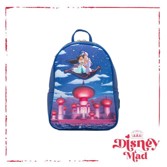 loungefly Disney Glow in the Dark Aladdin and Jasmine Magic Carpet Ride
