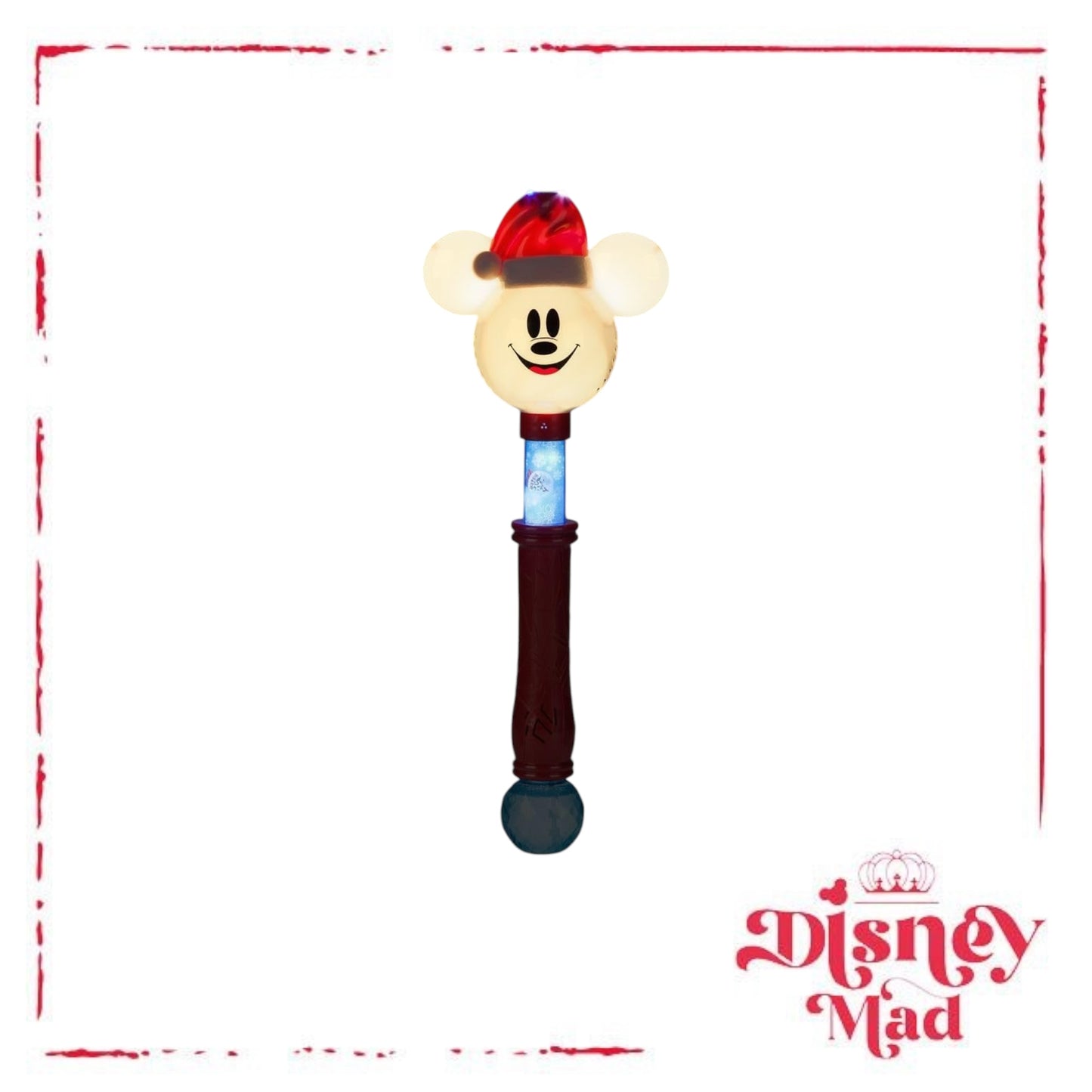 Disney Mickey Mouse Light and Sound Holiday Snow Wand - Disney Parks