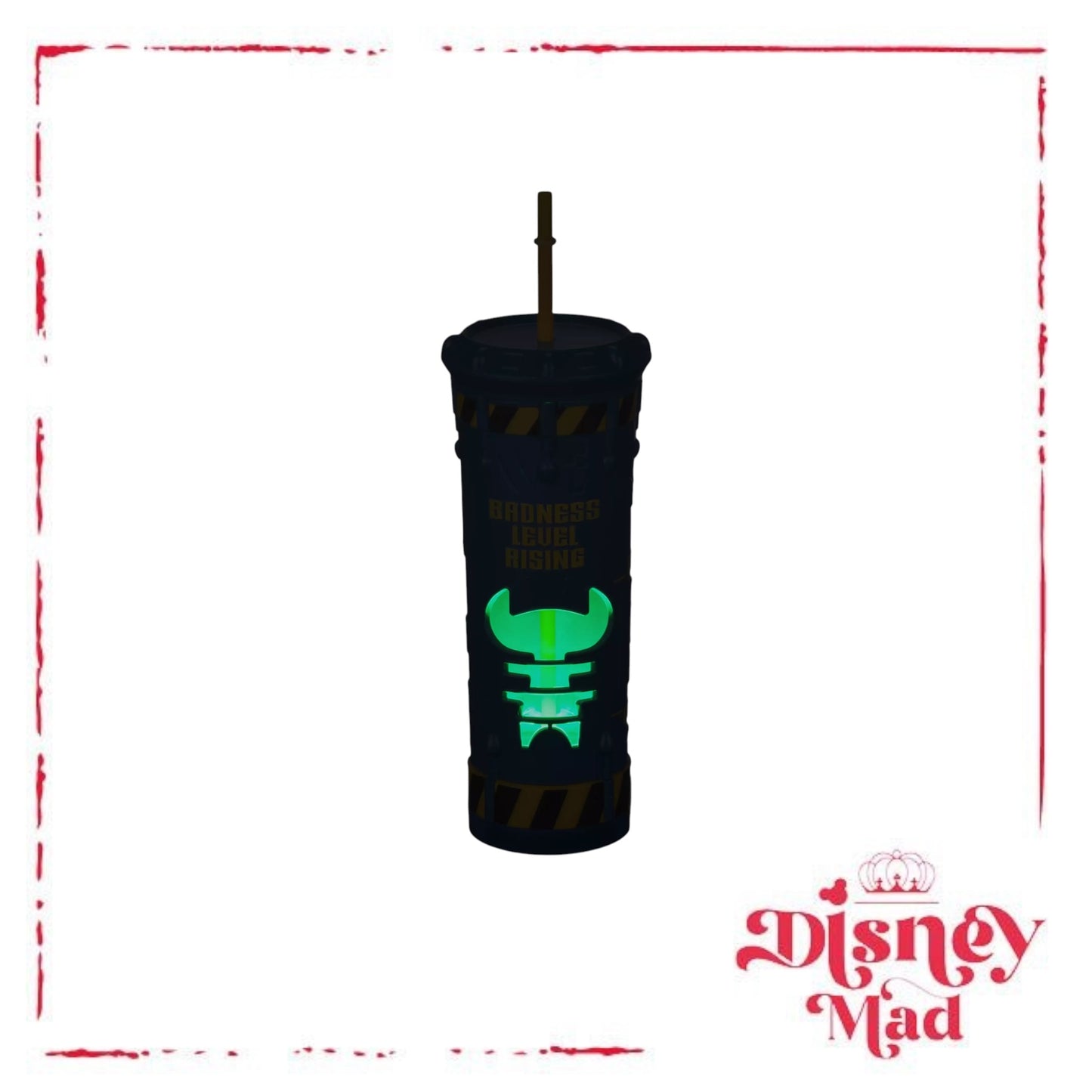 Stitch Badness Level Light-Up Tumbler with Straw - Disney Parks