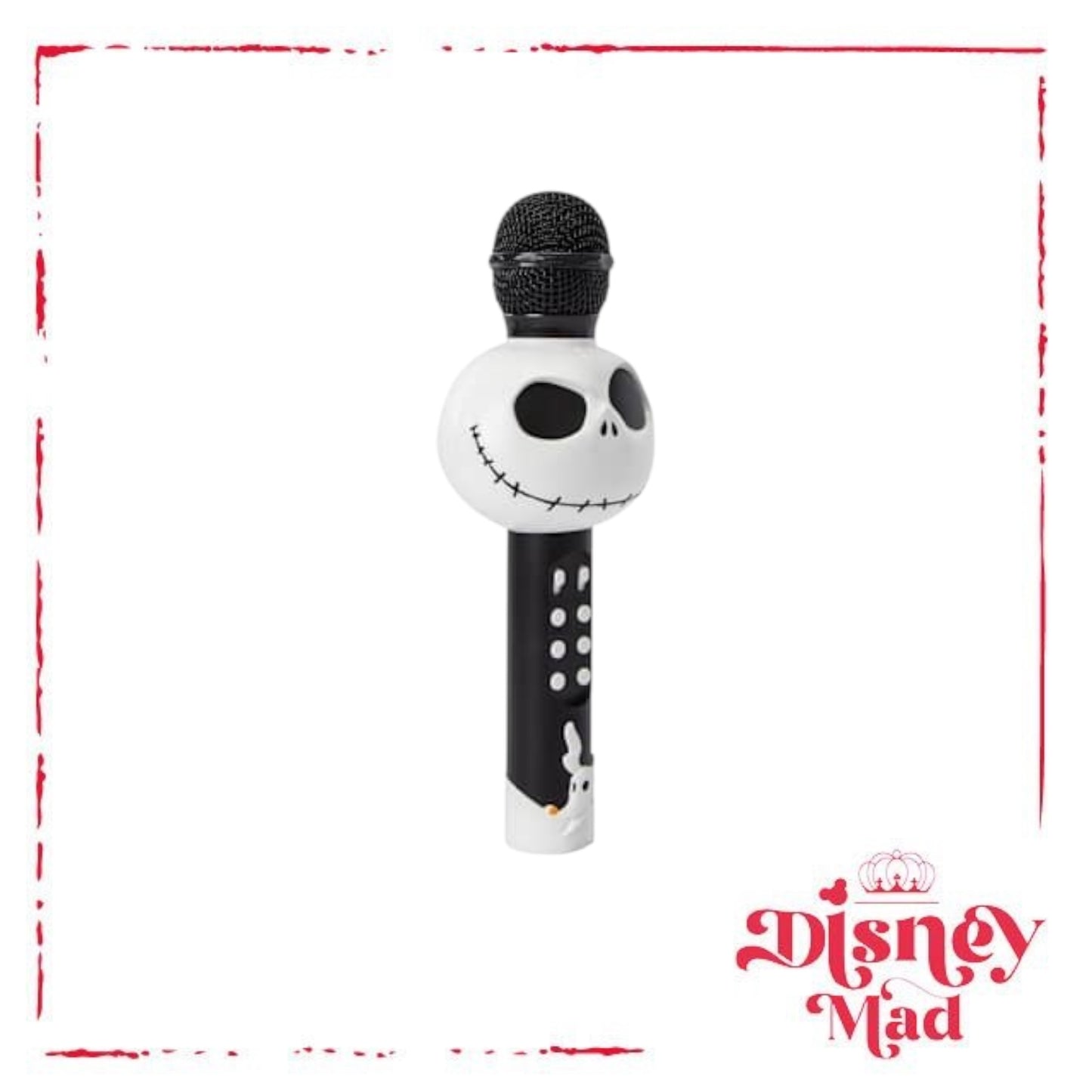 Disney The Nightmare Before Christmas Jack Skellington Bluetooth® LED Karaoke Microphone