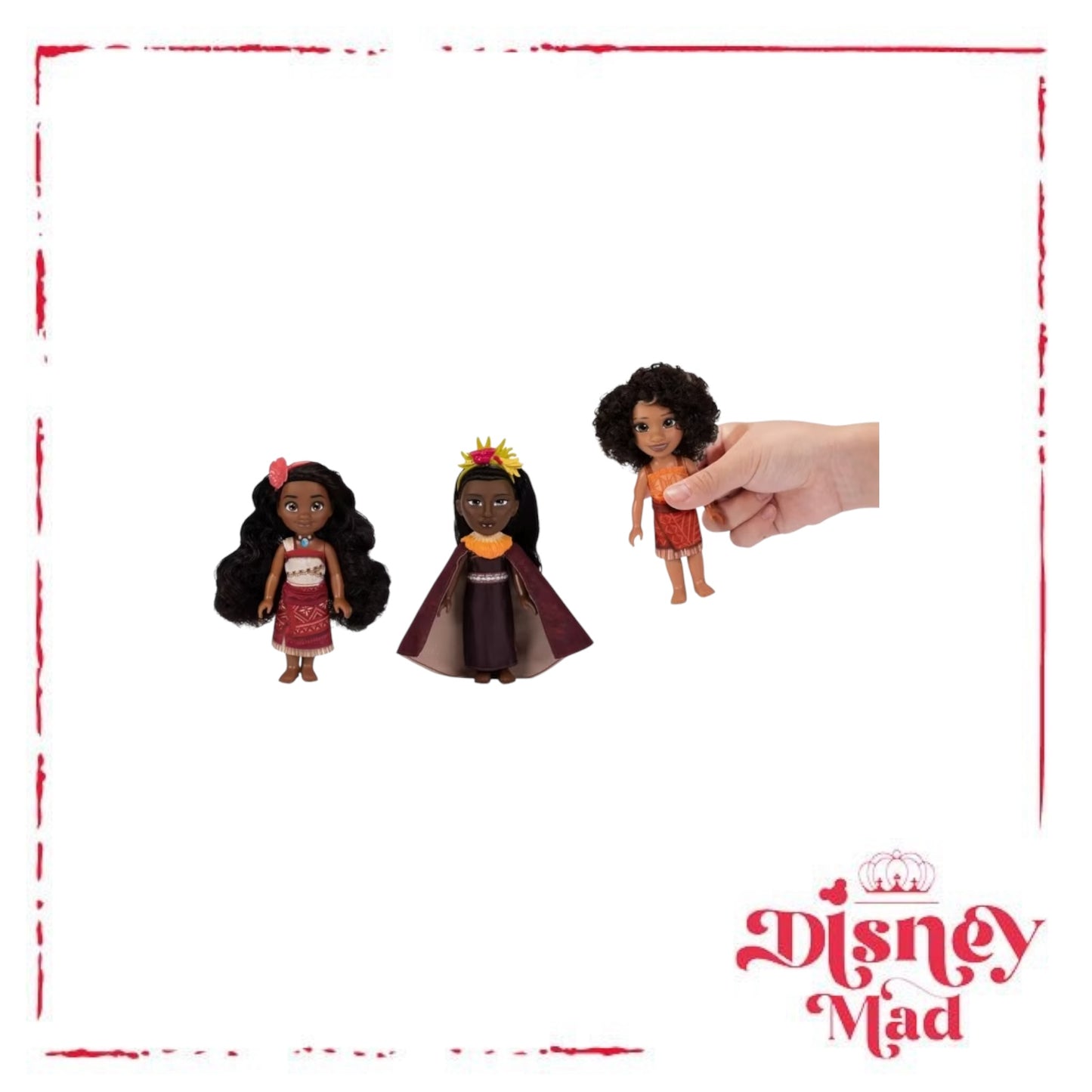 Disney Moana 2 6" Moana, Loto & Matangi Petite Gift Set