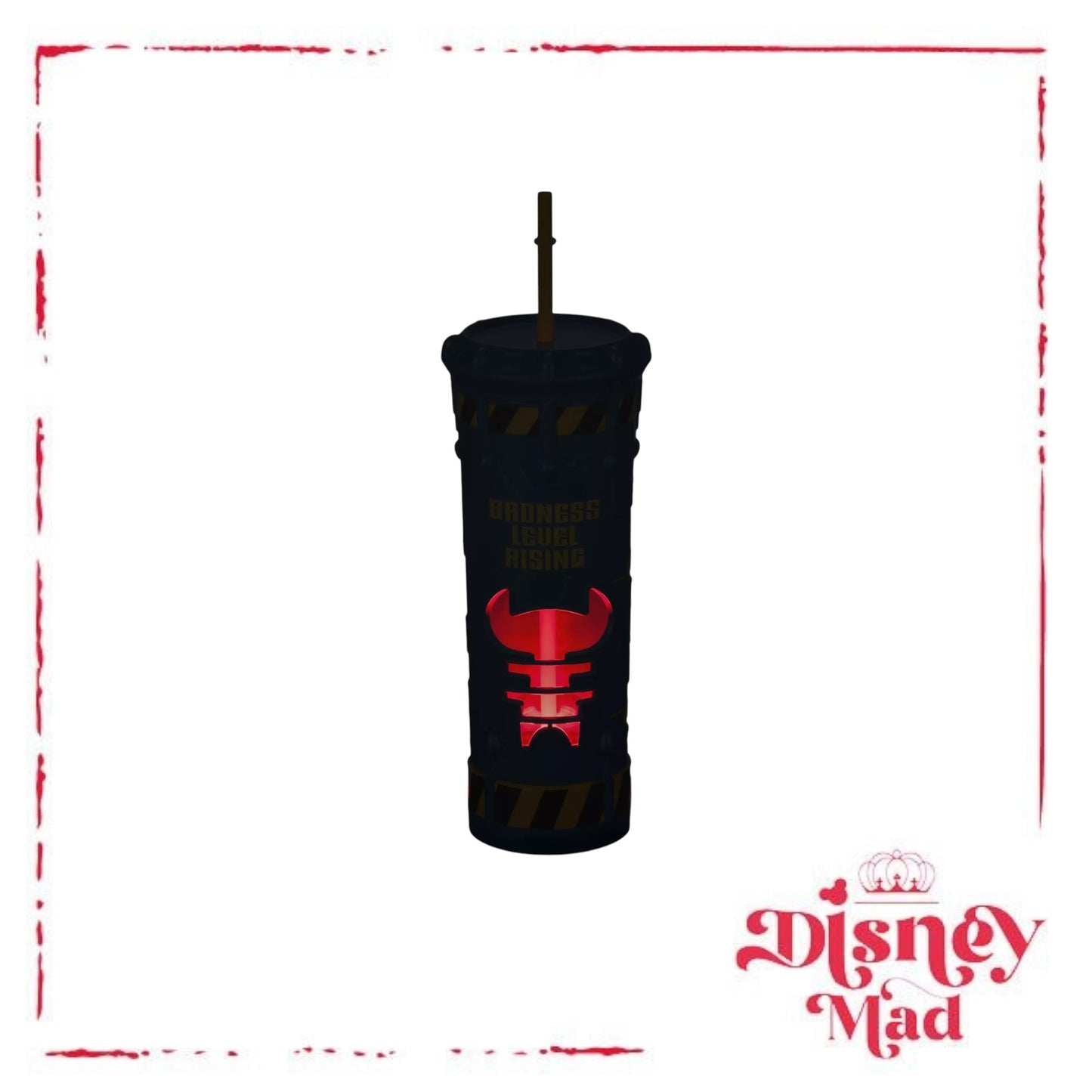 Stitch Badness Level Light-Up Tumbler with Straw - Disney Parks