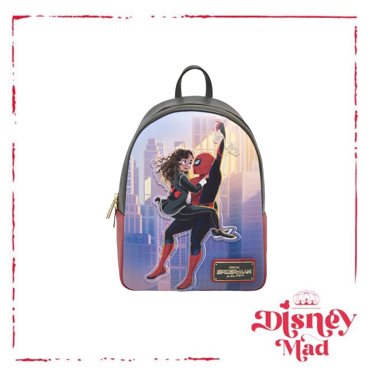 Bundle Offer 3 - Loungefly Marvel Spider-Man: No Way Home MJ & Spider-Man Mini Backpack, Spider-Man Popsies Vinyl Figure & Spider Gwen Soda