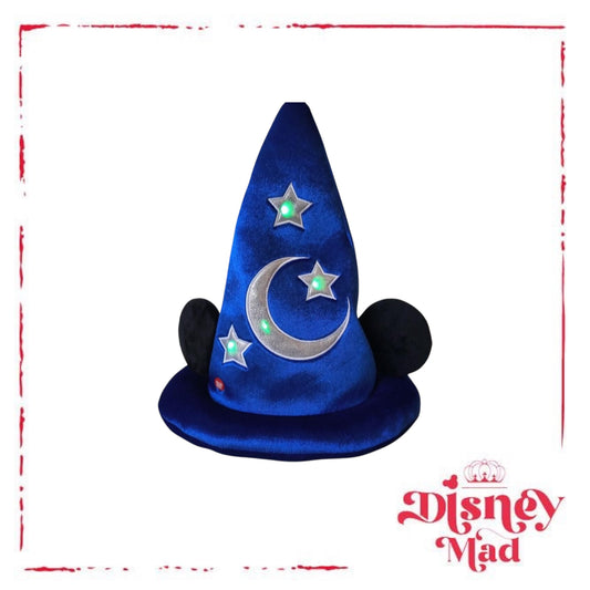 Disney Parks Light Up Fantasia Mickey Sorcerer Hat with Mouse Ears