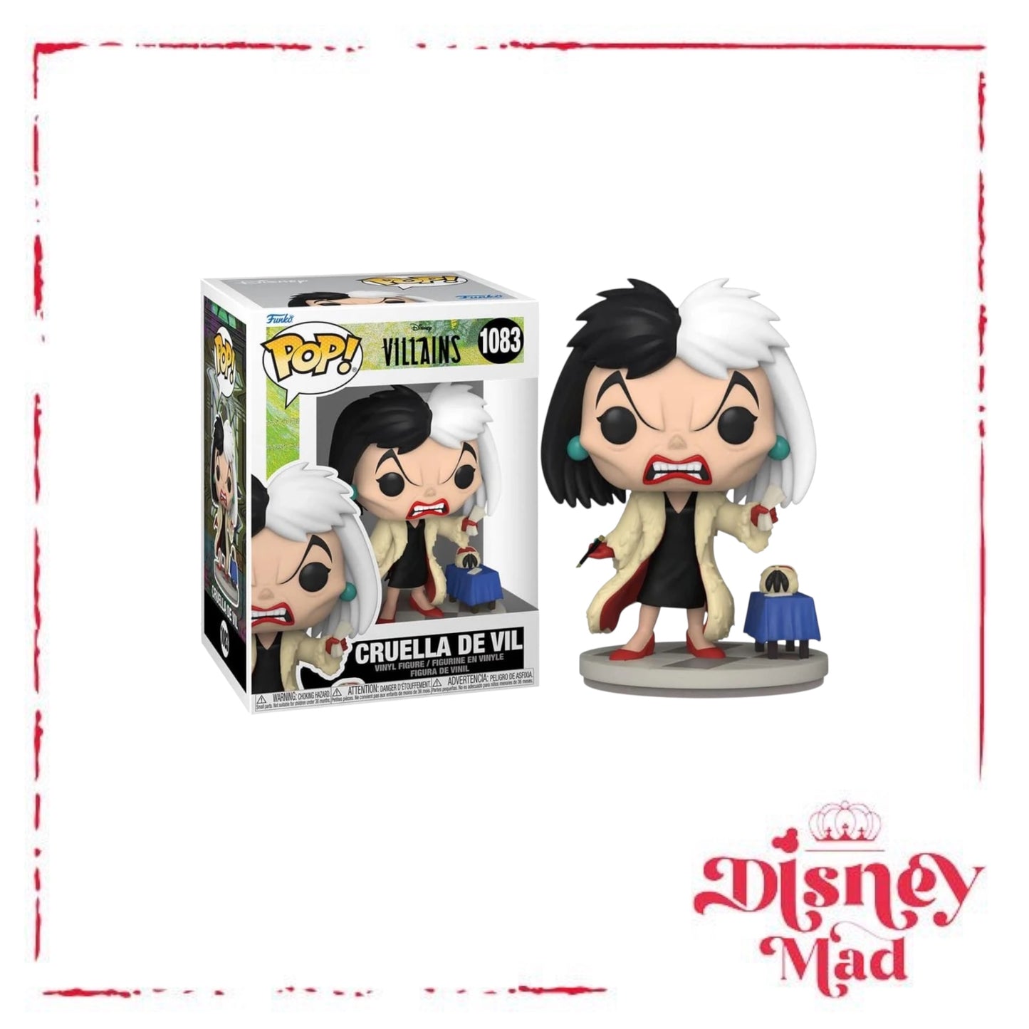 Disney Villains: Cruella De Vil Funko POP! 1083