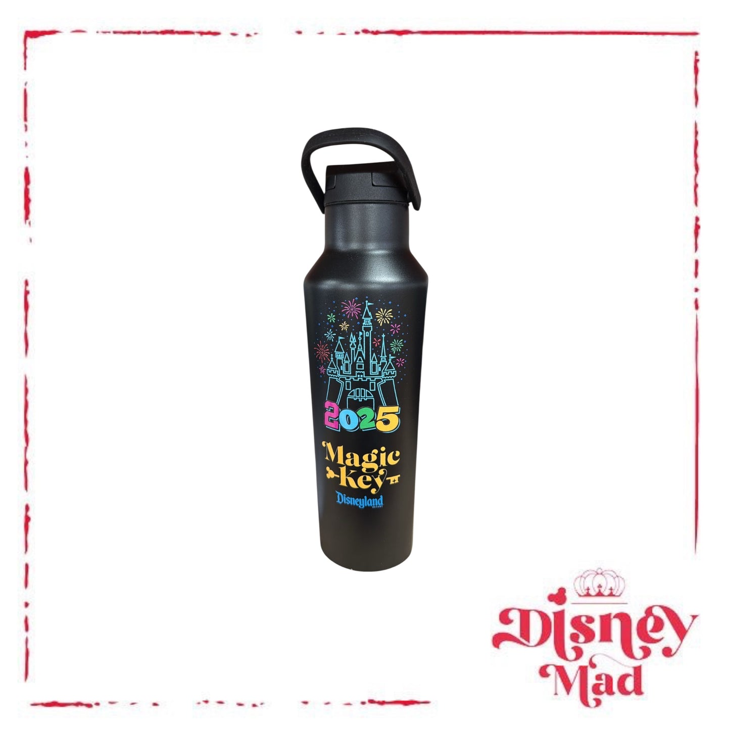 Disneyland Resort 2025 Magic Key Corkcircle Stainless Steel Water Bottle - Disney Parks