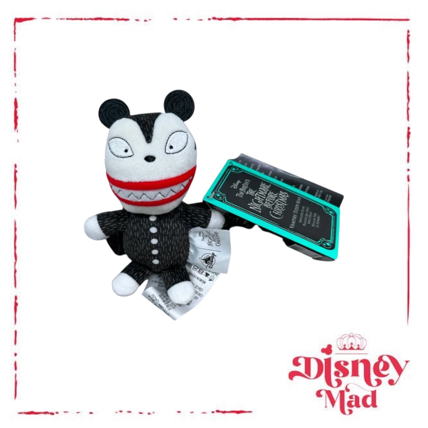 Disney The Nightmare Before Christmas Vampire Teddy Bear Magnetic Shoulder Pal - Disney Parks