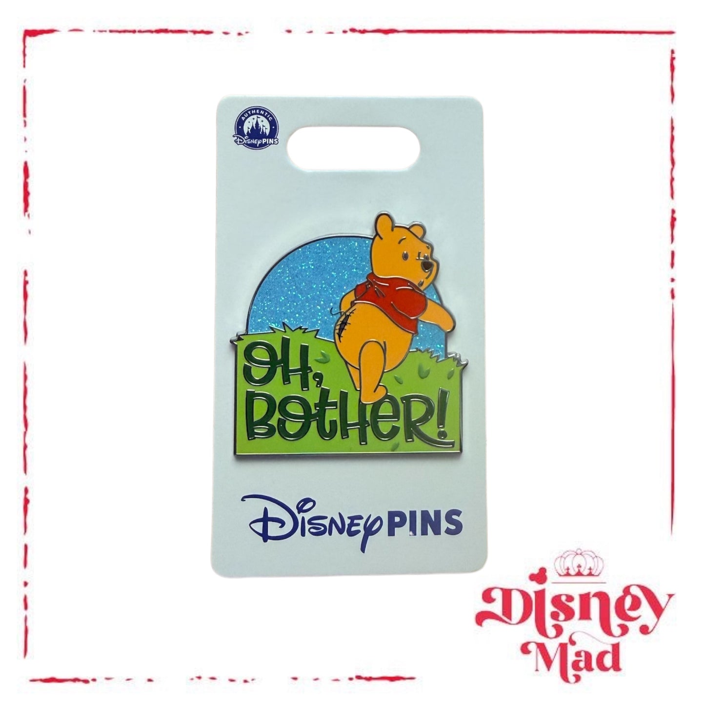 Disney Parks Winnie the Pooh " Oh Bother" 2025 Pin