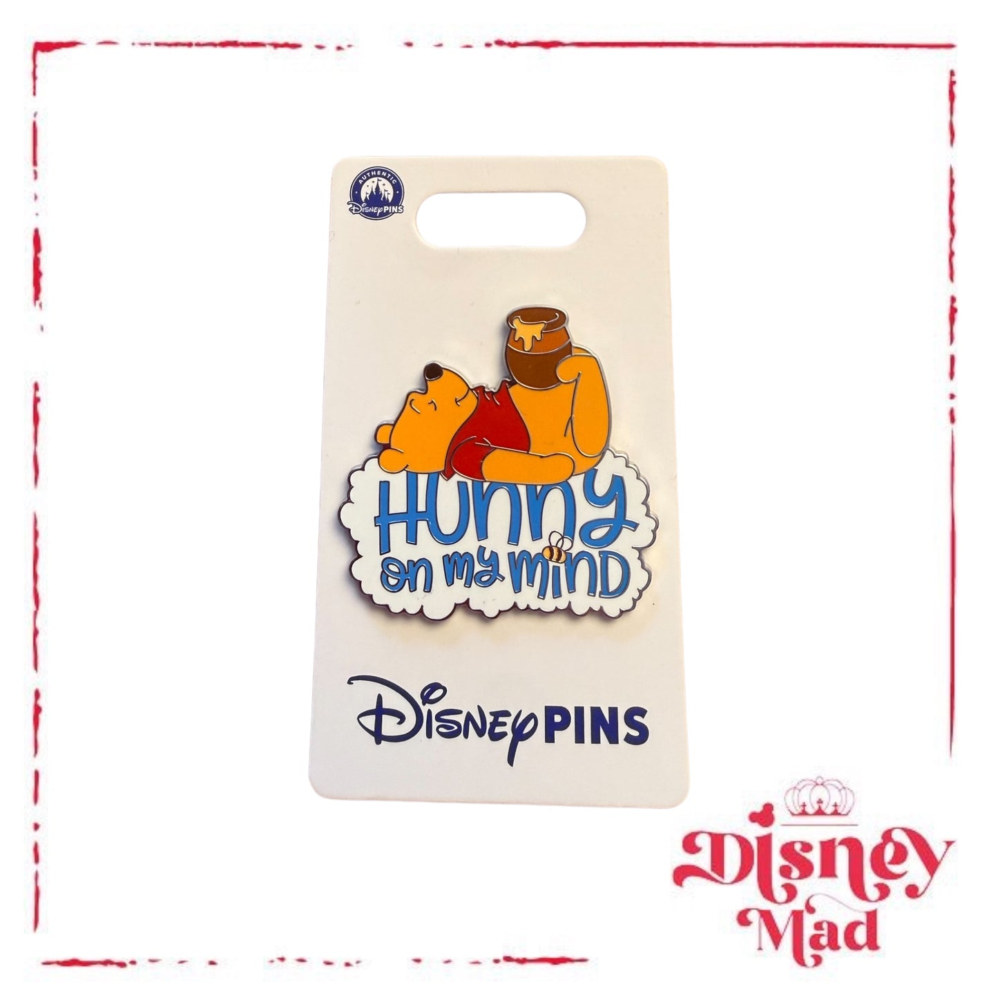 Disney Parks Winnie The Pooh Hunny On My Mind Honey Pot OE Pin - 2025