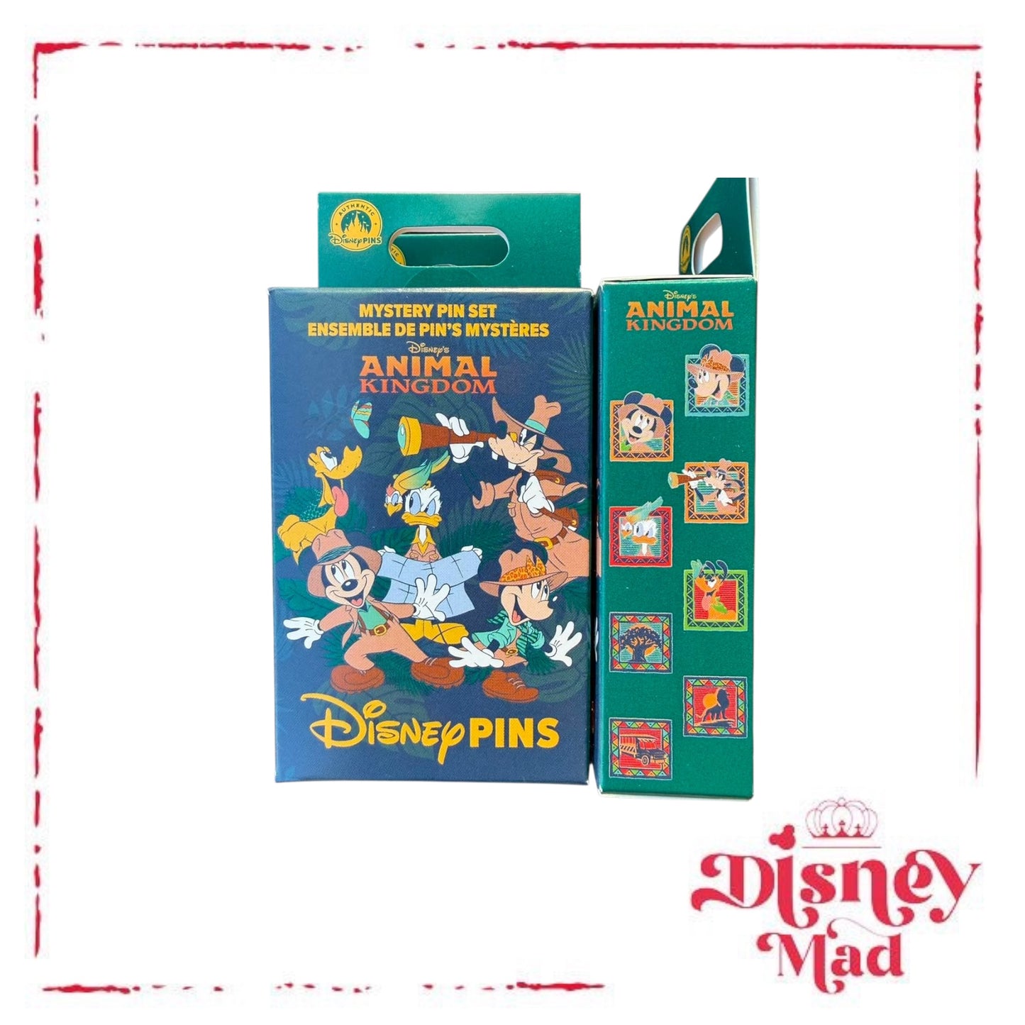 Disney Mystery Pin Blind Box - Animal kingdom - 2 pins per box