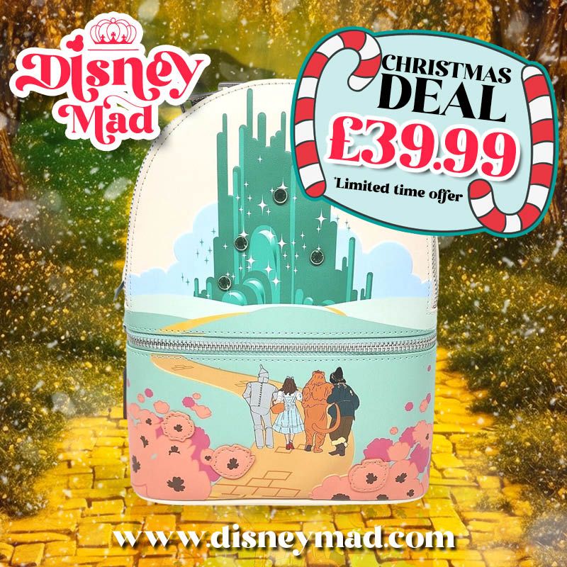 Christmas Deal - Wizard Of OZ Emerald City Loungefly Mini Backpack