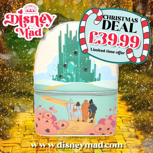 Christmas Deal - Wizard Of OZ Emerald City Loungefly Mini Backpack